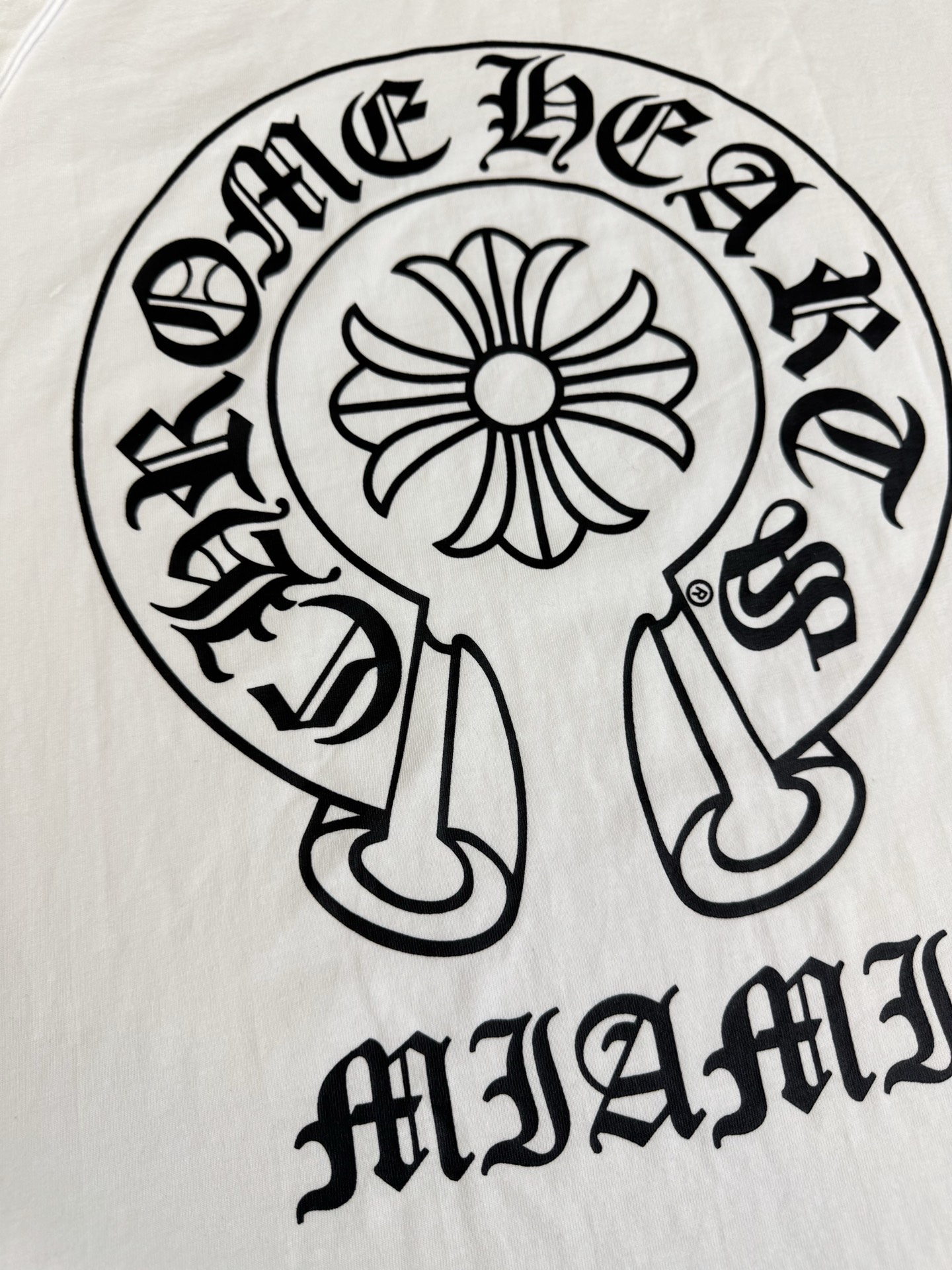 Chrome Hearts CH 克罗心 迈阿密限定马蹄印花口袋短袖T恤