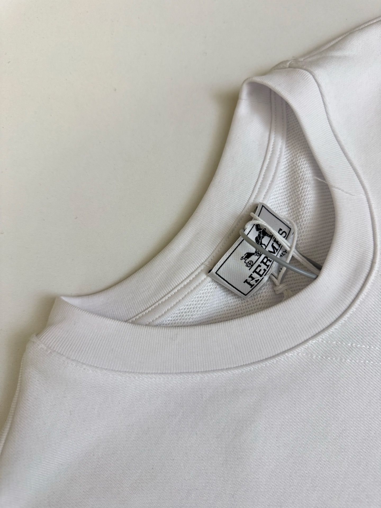 Hermès Hermes 爱马仕 刺绣贴片圆领短袖T恤