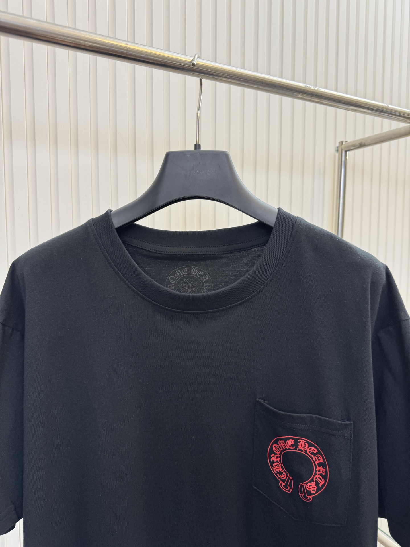 Chrome Hearts CH 克罗心红马蹄印花短袖T恤