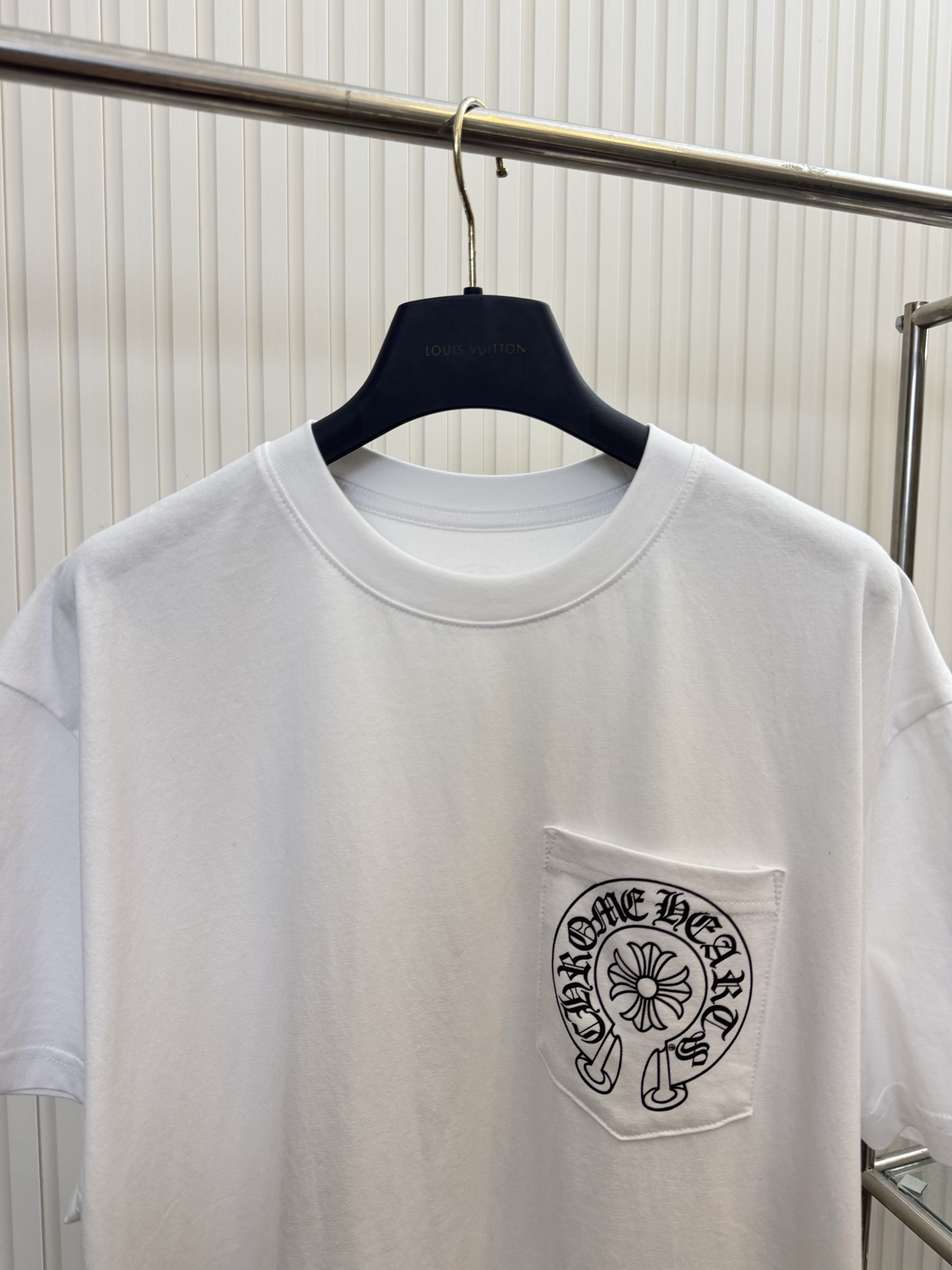 Chrome Hearts CH 克罗心伦敦限定藤蔓马蹄十字架短袖T恤
