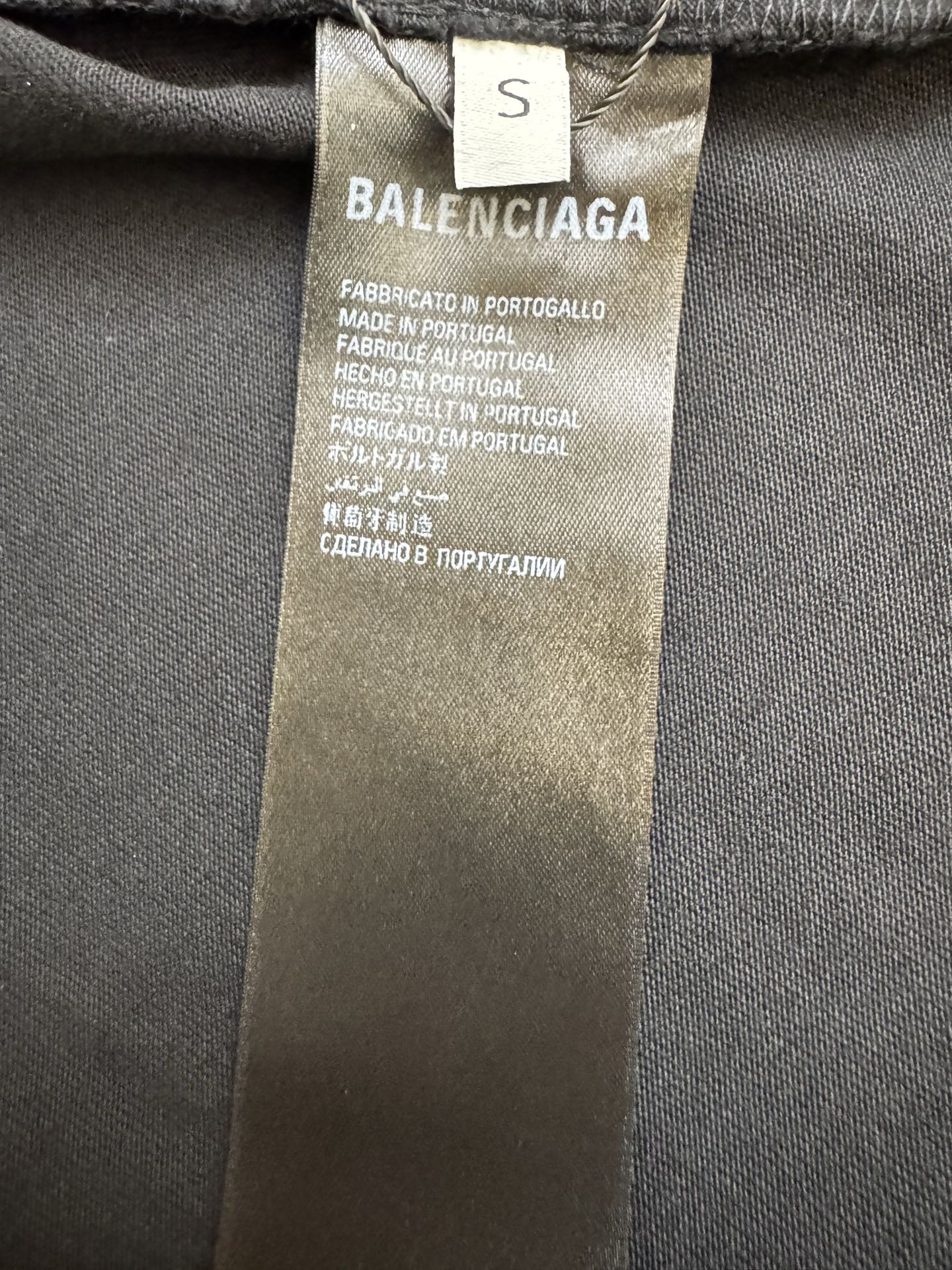 Balenciaga Bal 巴黎26ss 哥特火焰艺术字体印花短袖T恤