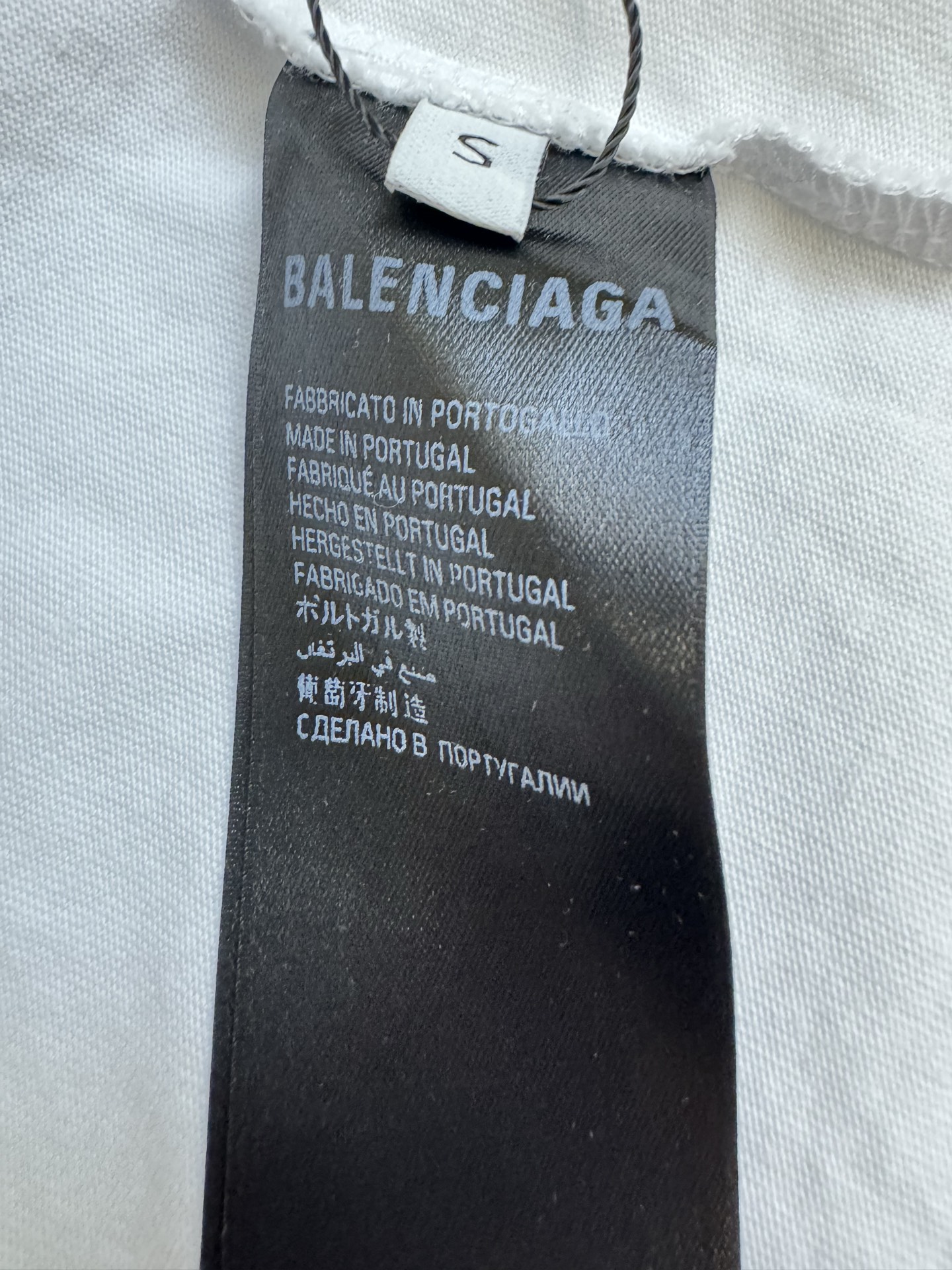 Balenciaga Bal 巴黎26ss 哥特火焰艺术字体印花短袖T恤