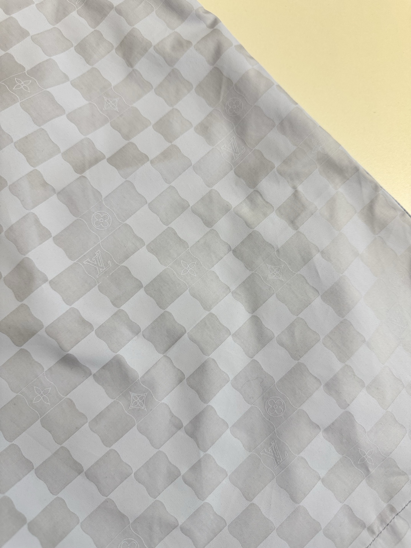 Louis Vuitton 1v 路易 26ss棋盘格蓝色小格子短裤