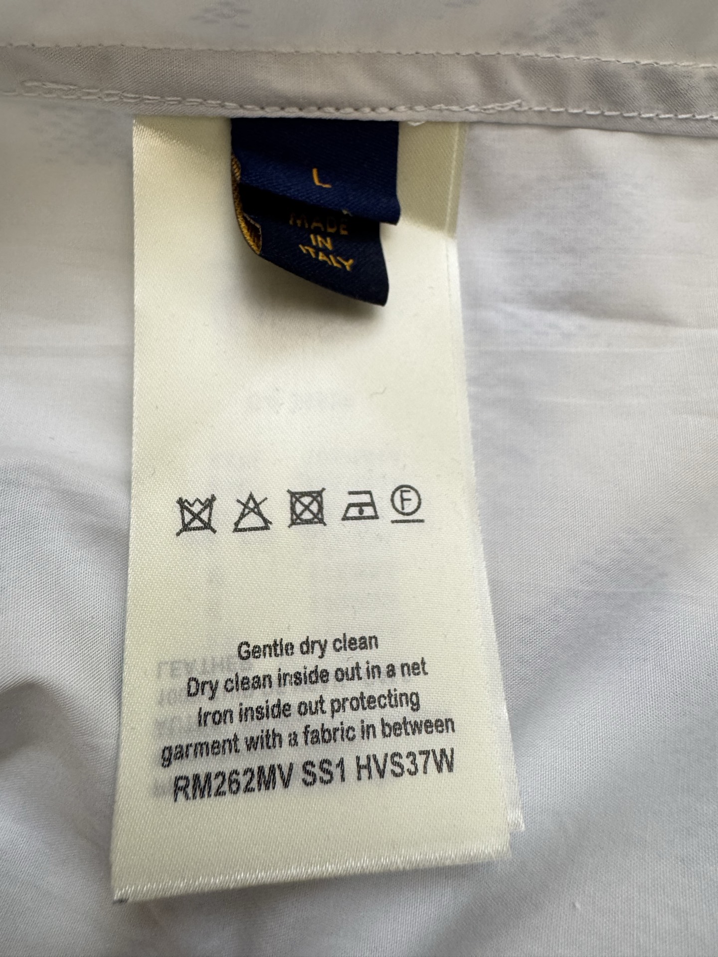 Louis Vuitton 1v 路易 SS26云朵系列像素棋盘格印花衬衫短袖