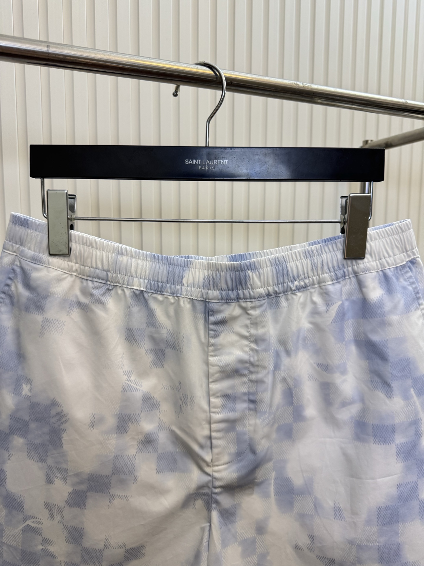 Louis Vuitton 1v 路易 SS26云朵系列像素棋盘格印花短裤