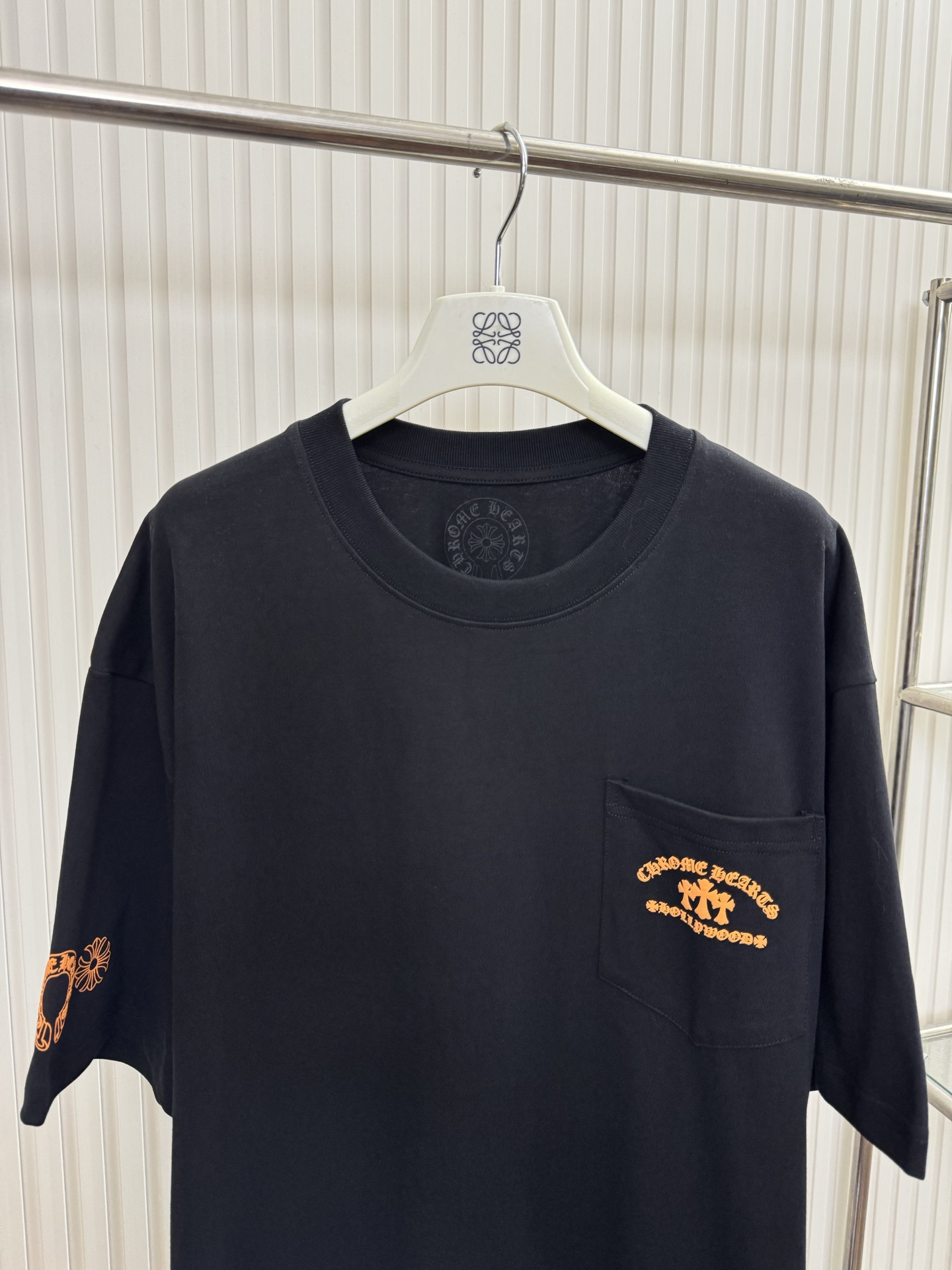 Chrome Hearts CH 克罗心 Hollywood限定口袋发泡立体印花短袖T恤