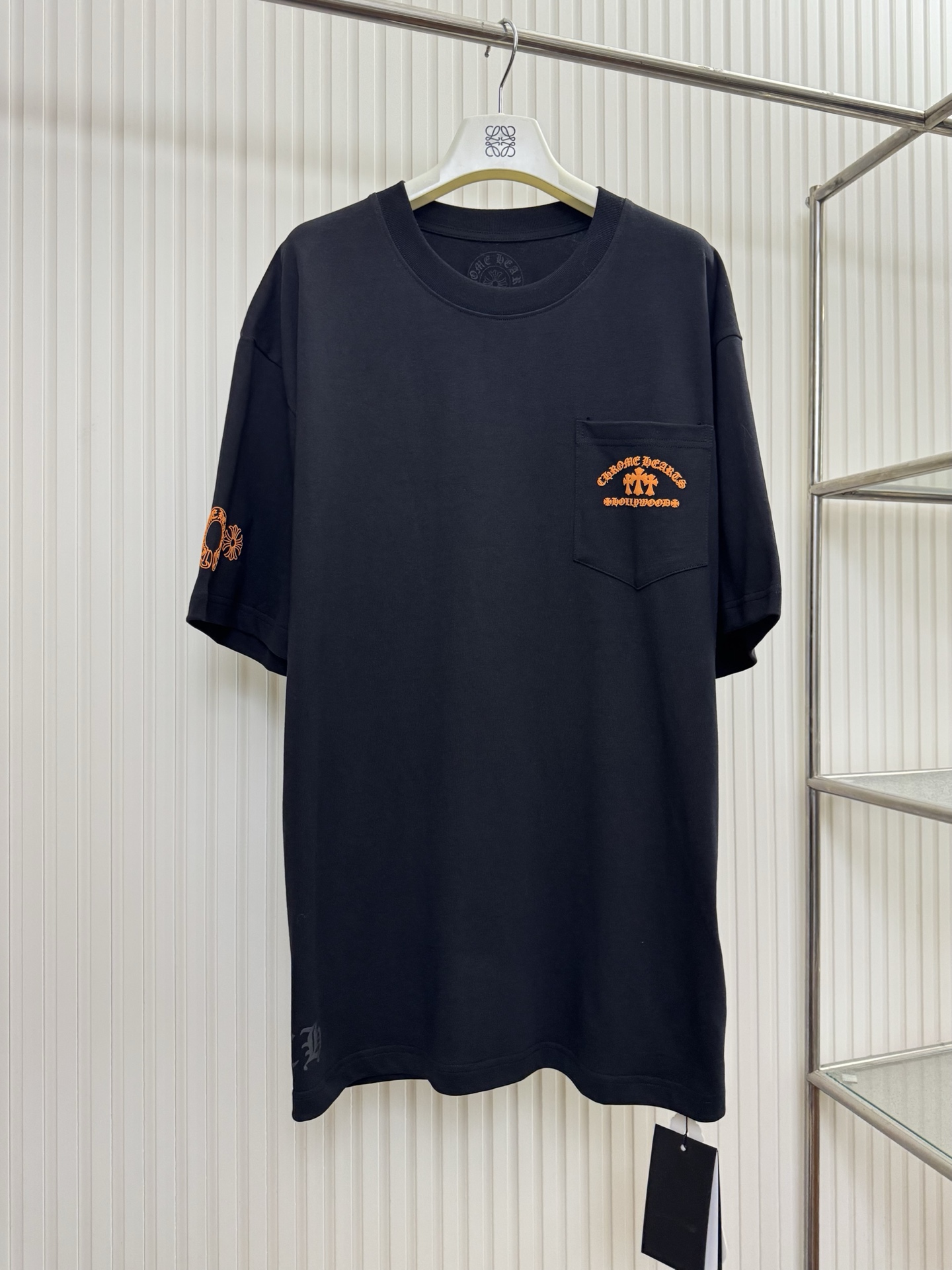 Chrome Hearts CH 克罗心 Hollywood限定口袋发泡立体印花短袖T恤