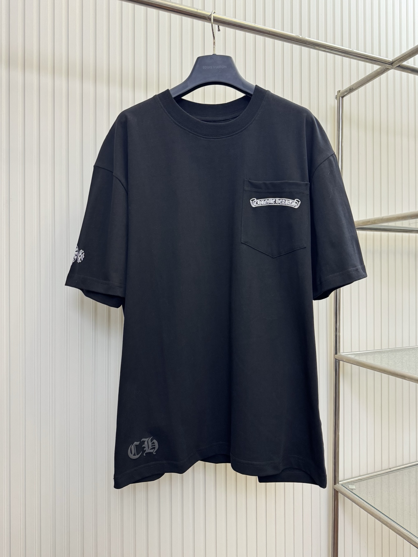 Chrome Hearts CH 克罗心 梵文字母宝剑印花短袖T恤