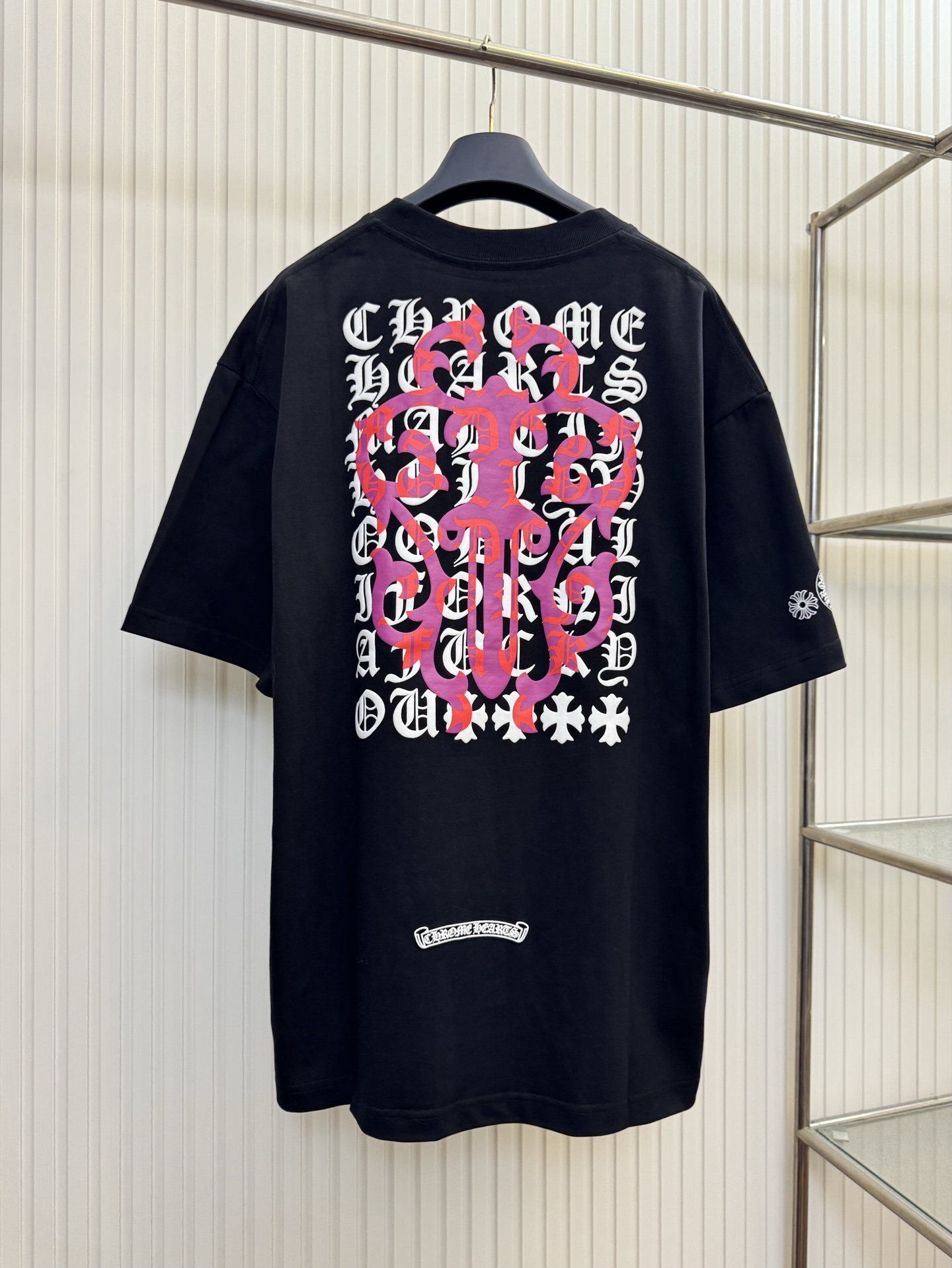 Chrome Hearts CH 克罗心 梵文字母宝剑印花短袖T恤
