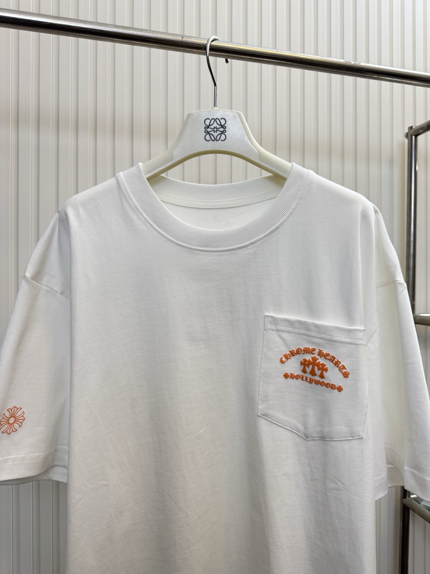 Chrome Hearts CH 克罗心 Hollywood限定口袋发泡立体印花短袖T恤