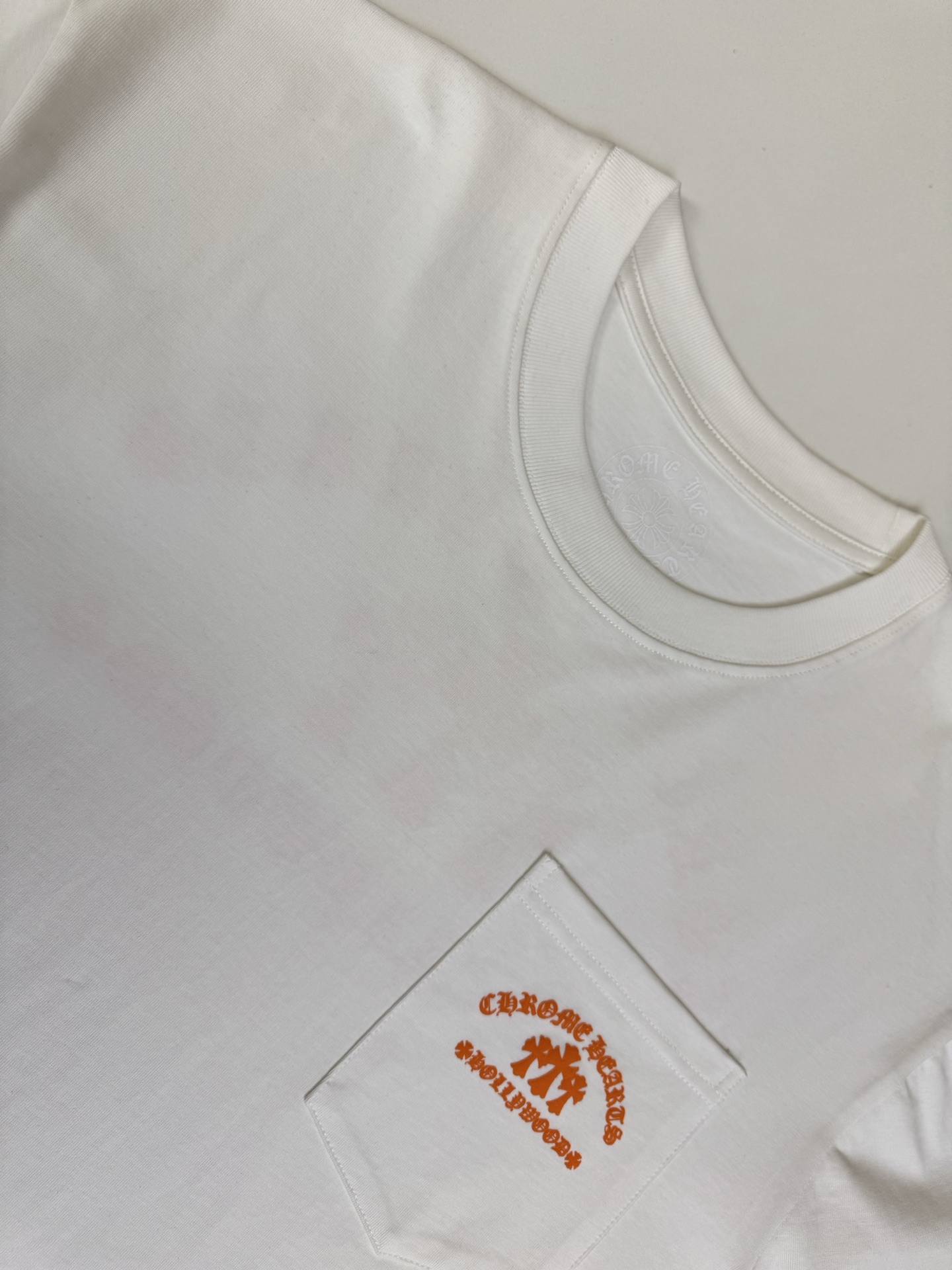 Chrome Hearts CH 克罗心 Hollywood限定口袋发泡立体印花短袖T恤
