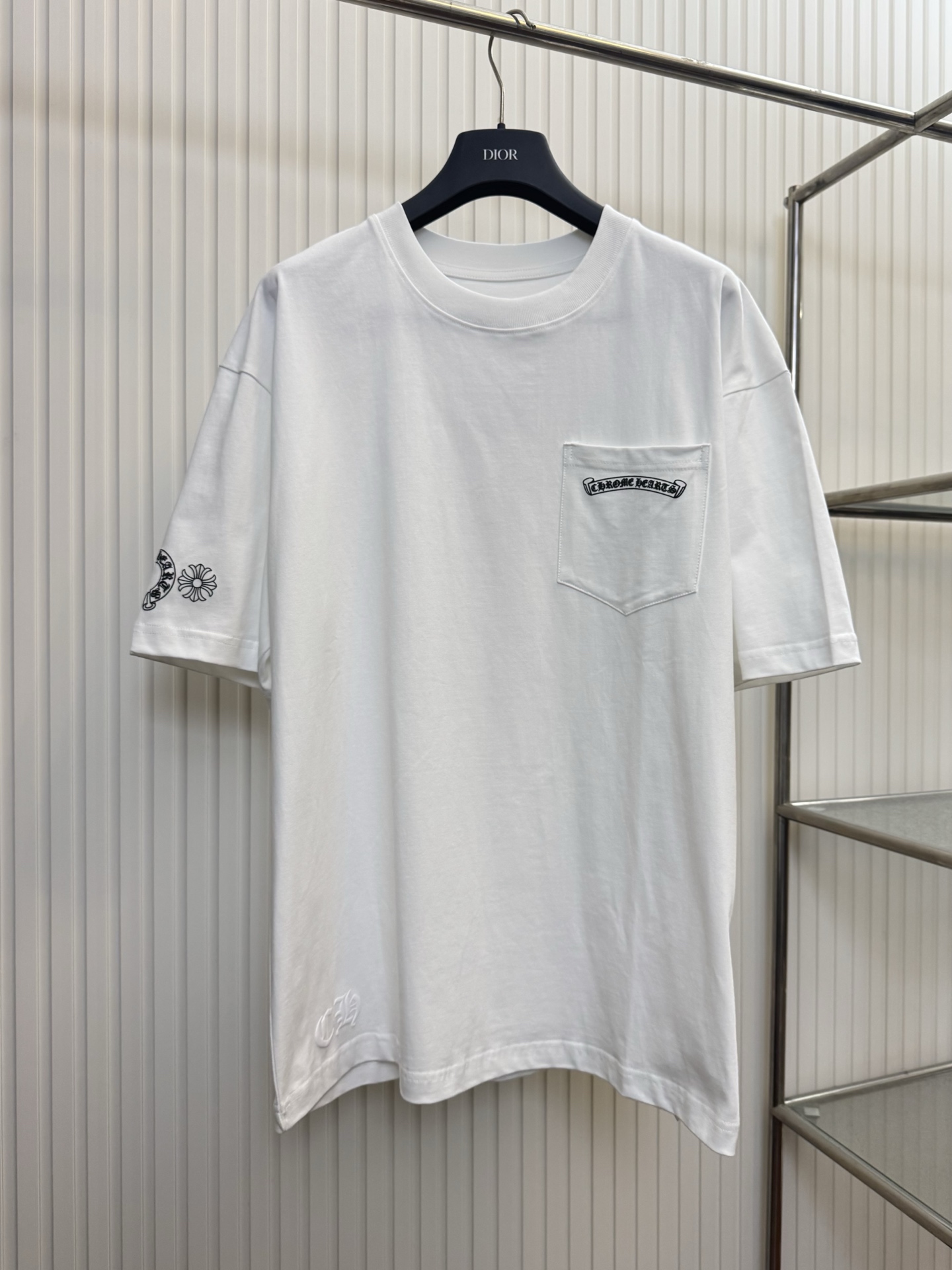 Chrome Hearts CH 克罗心 梵文字母宝剑印花短袖T恤