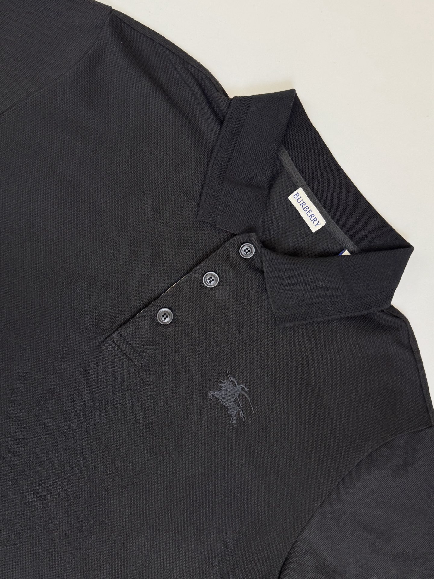 Burberry Bbr 巴宝莉 战马刺绣翻领polo衫短袖
