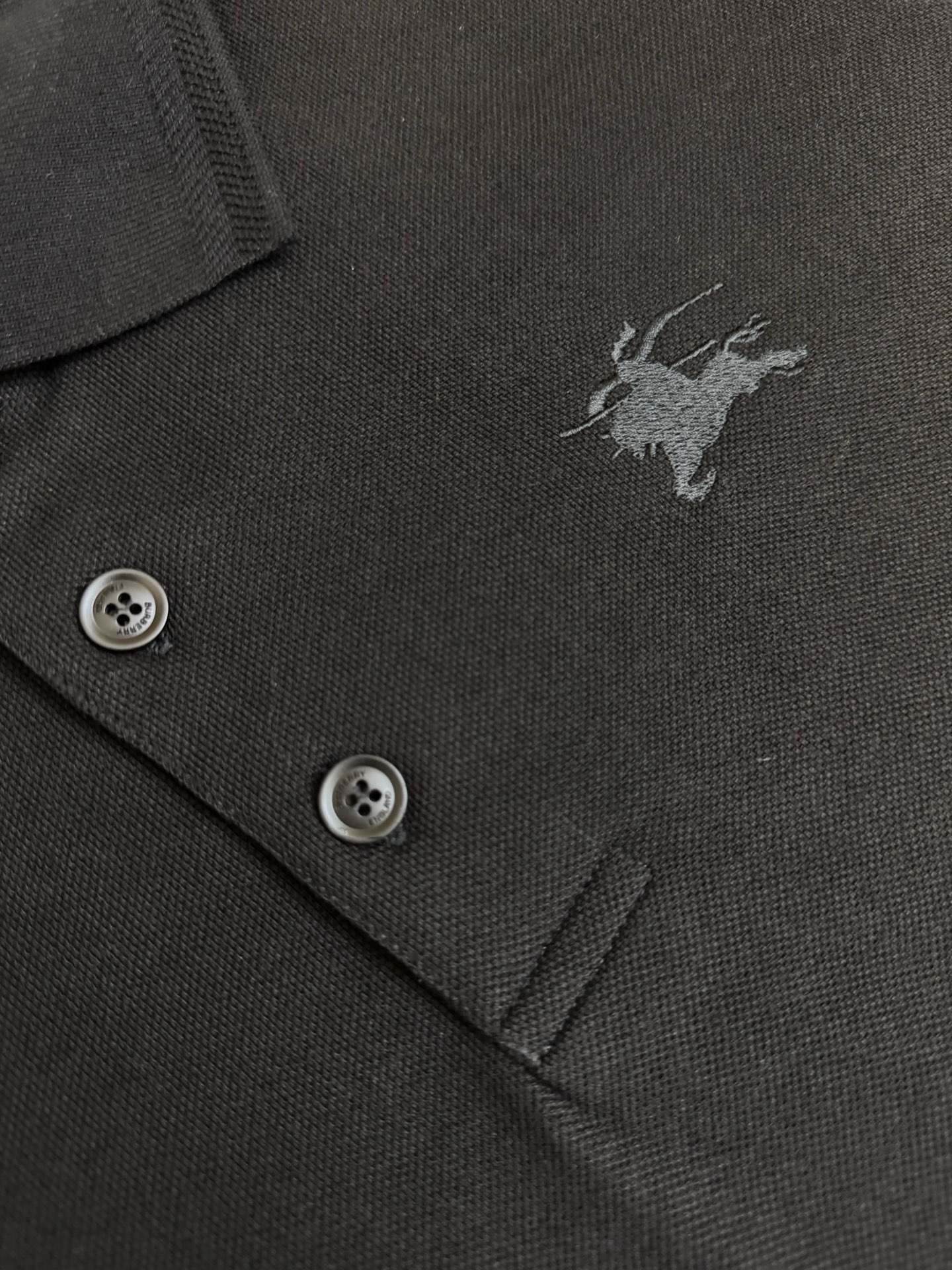 Burberry Bbr 巴宝莉 战马刺绣翻领polo衫短袖