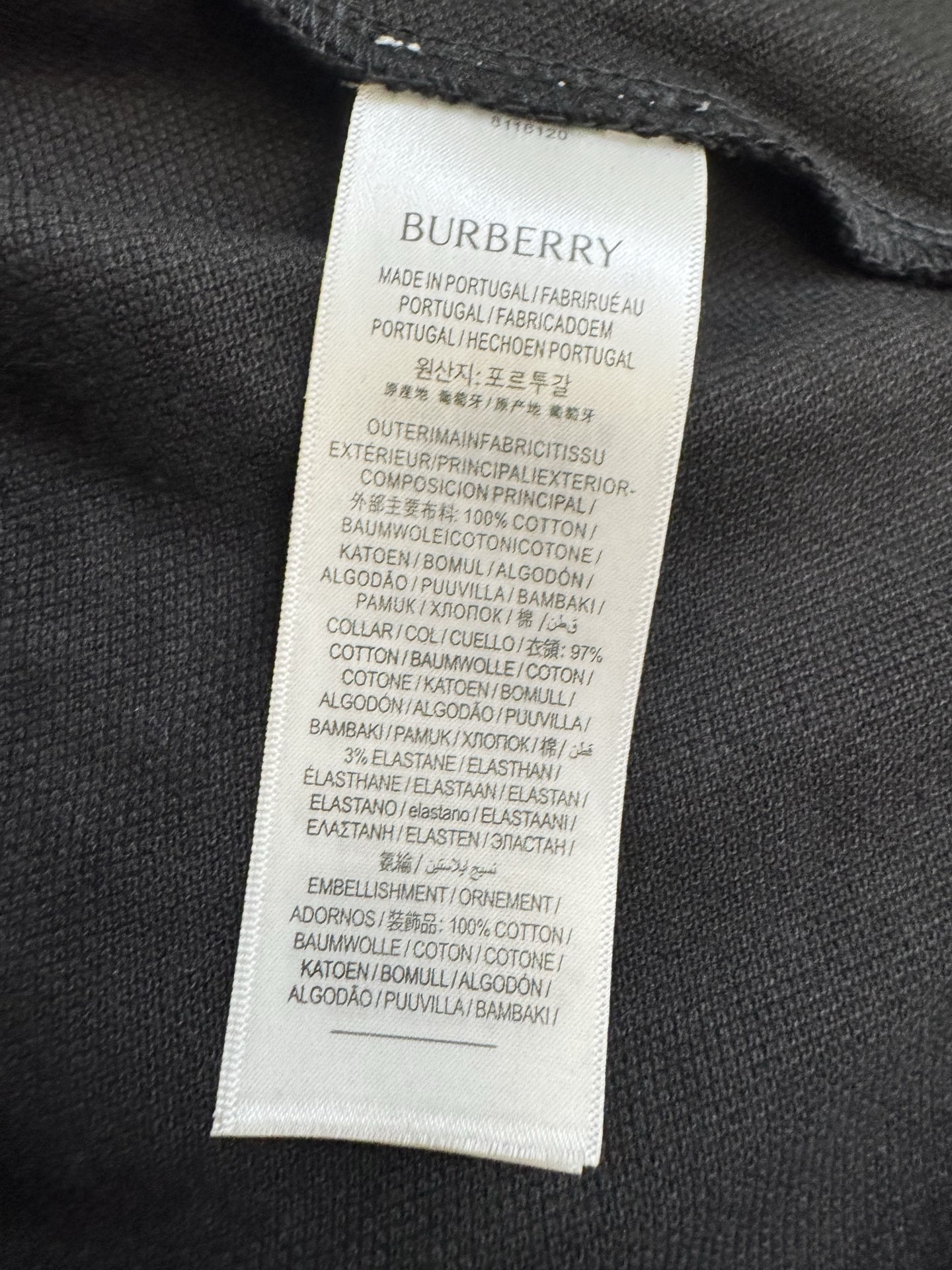 Burberry Bbr 巴宝莉 战马刺绣翻领polo衫短袖