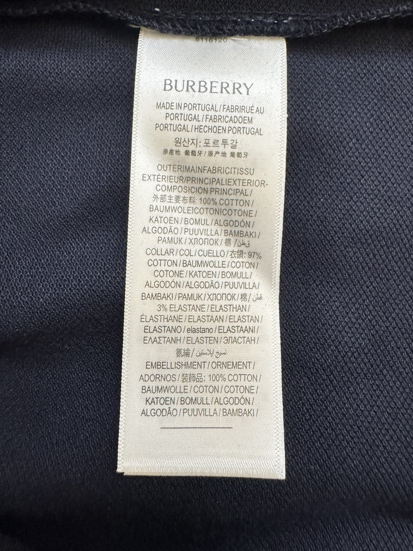 Burberry Bbr 巴宝莉 战马刺绣翻领polo衫短袖