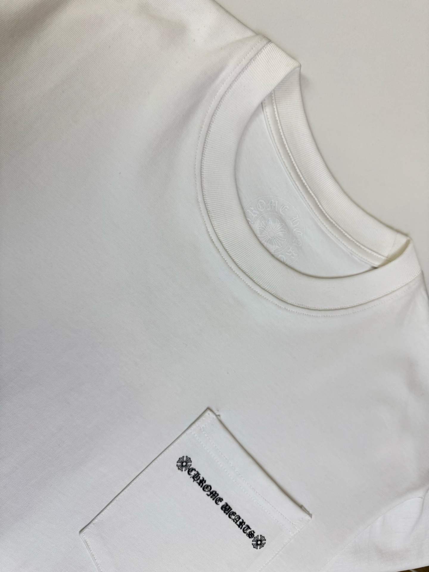 Chrome Hearts CH 克罗心 十字架立体凸印短袖T恤