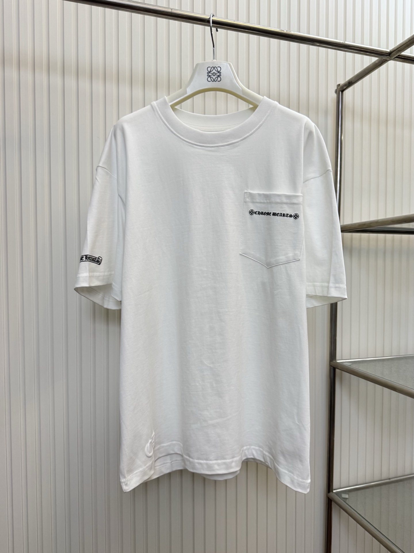 Chrome Hearts CH 克罗心 十字架立体凸印短袖T恤
