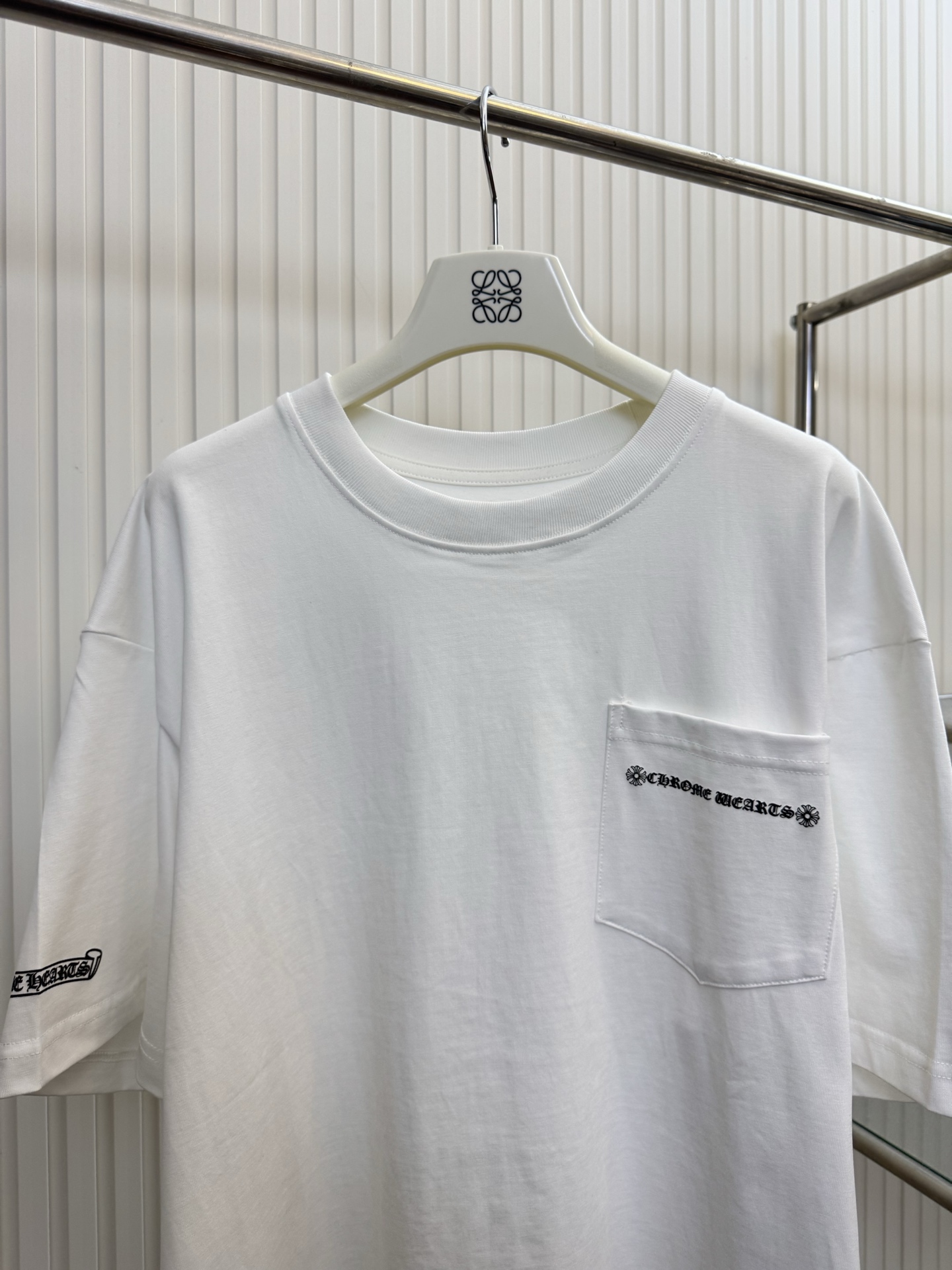 Chrome Hearts CH 克罗心 十字架立体凸印短袖T恤