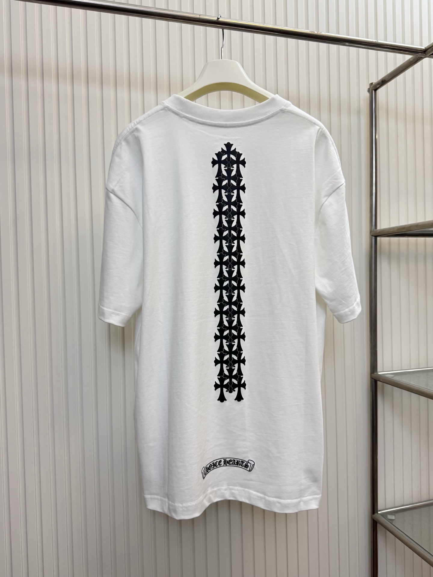 Chrome Hearts CH 克罗心 十字架立体凸印短袖T恤