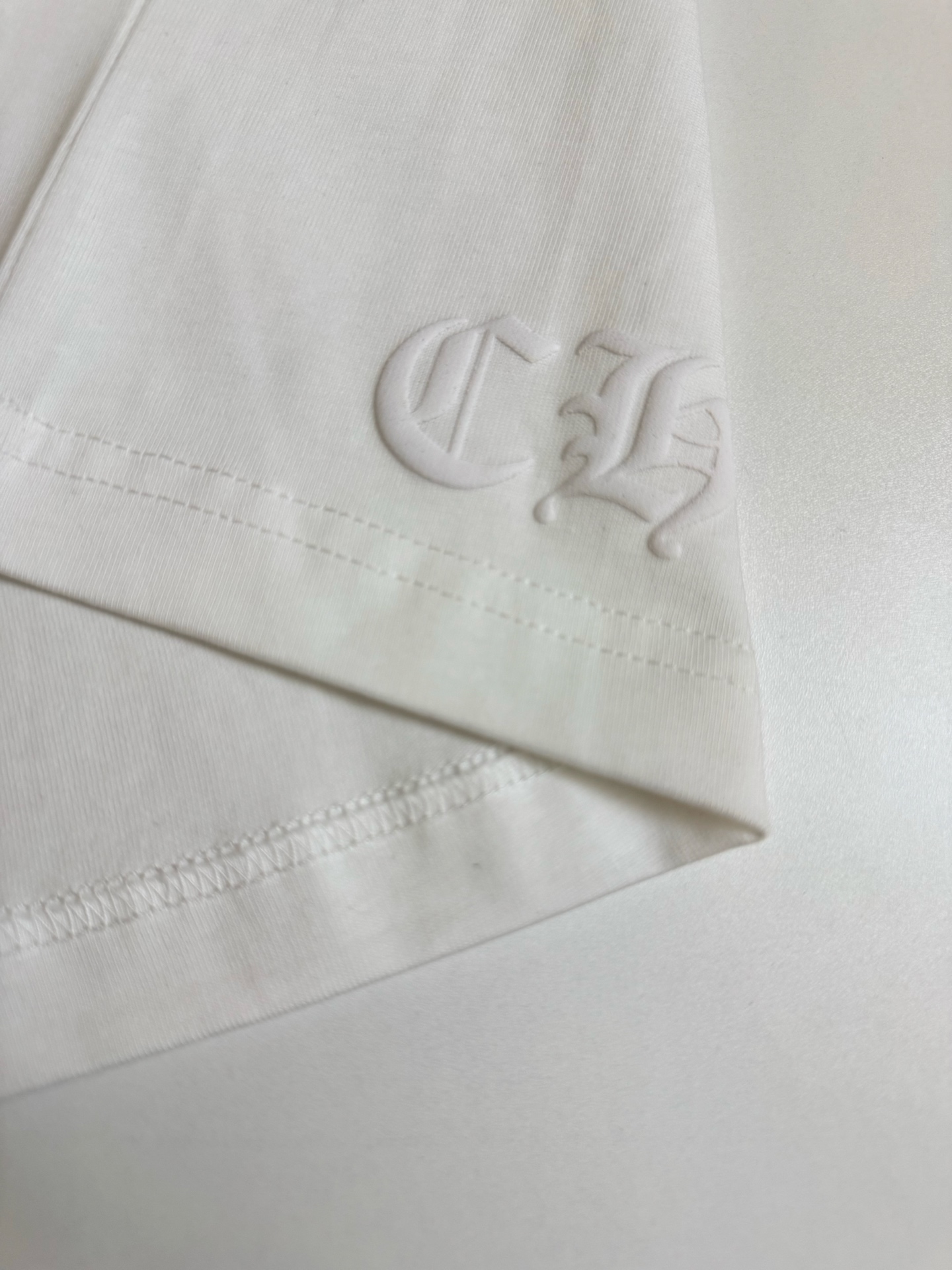 Chrome Hearts CH 克罗心 十字架立体凸印短袖T恤