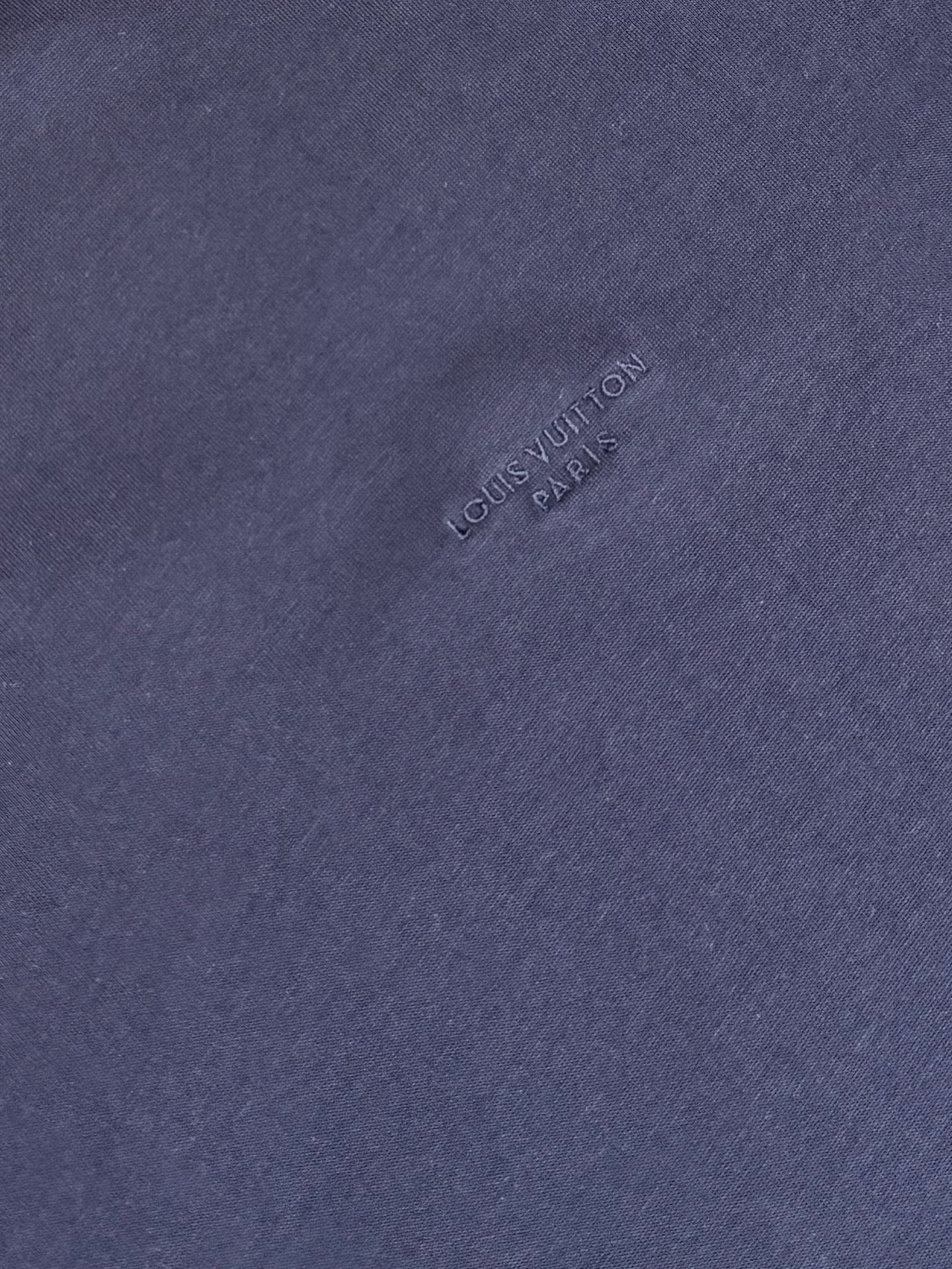 Louis Vuitton 1v 字母小标刺绣圆领短袖T恤