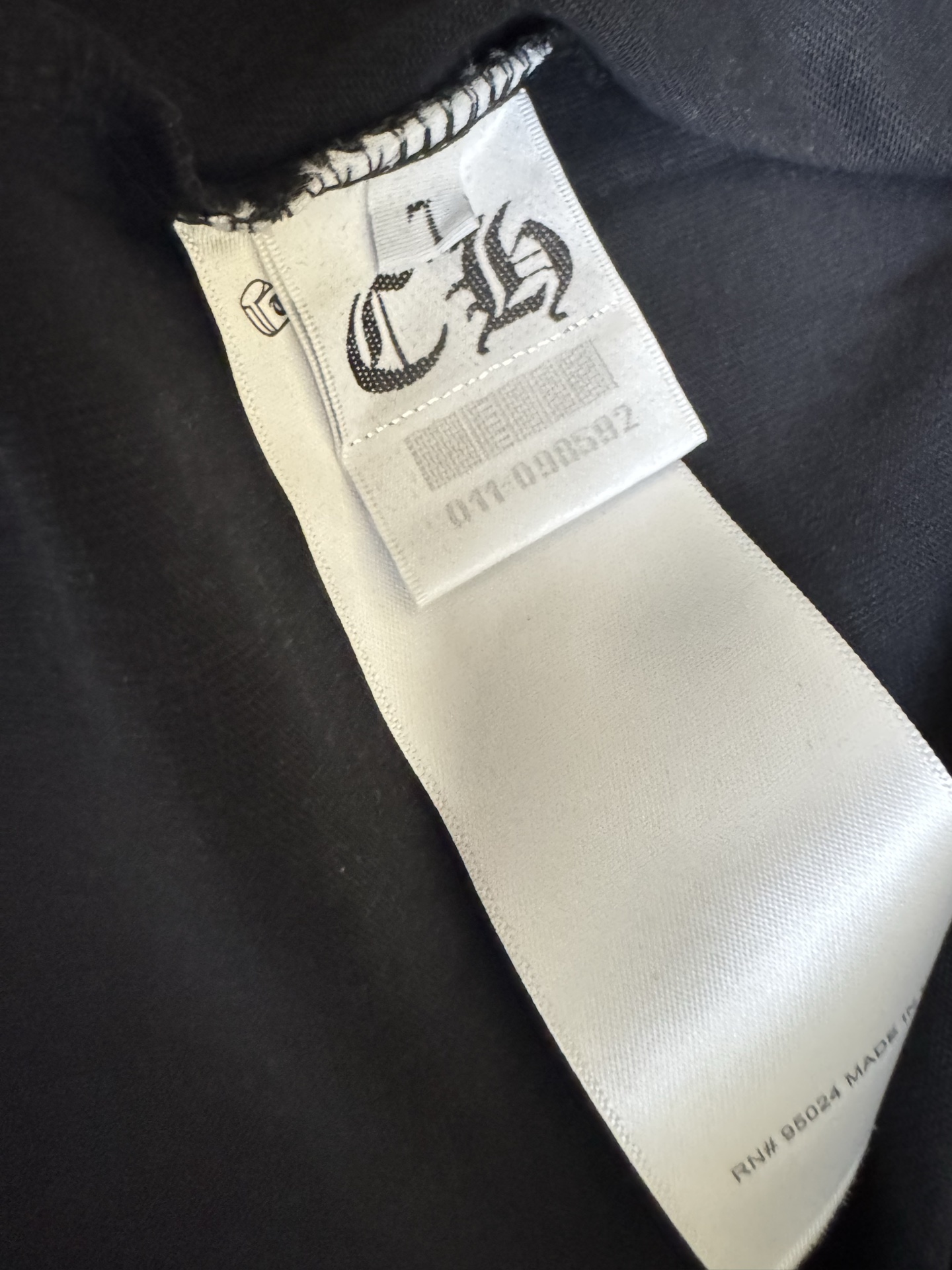 Chrome Hearts CH 克罗心stay fast 字母印花短袖T恤