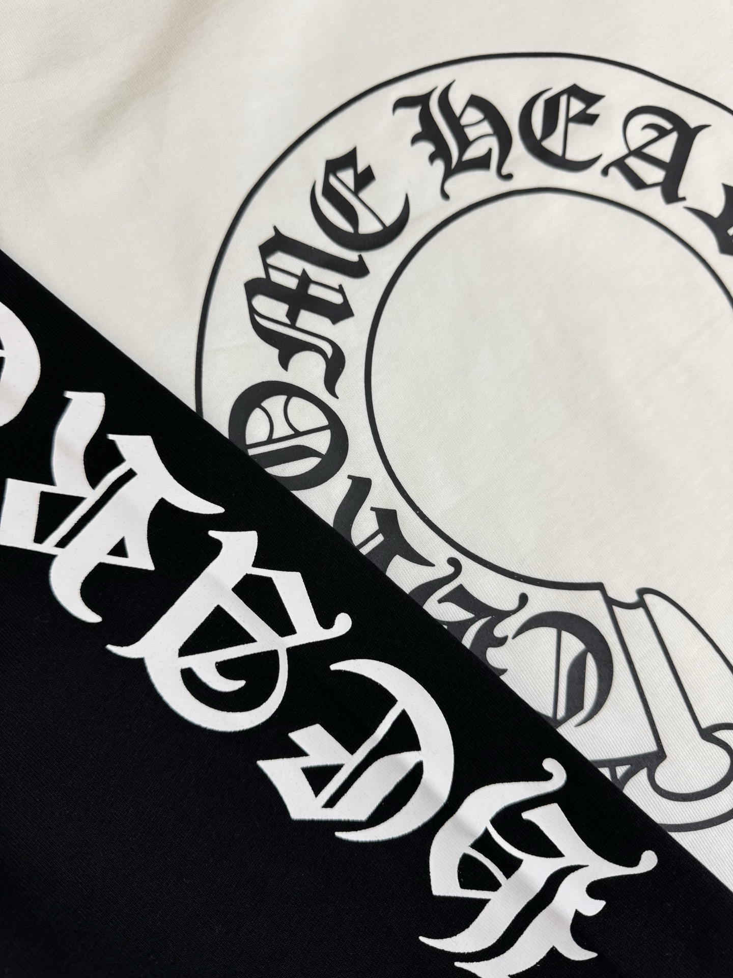 Chrome Hearts CH 克罗心 马蹄印梵文字母绣臂撞色长袖