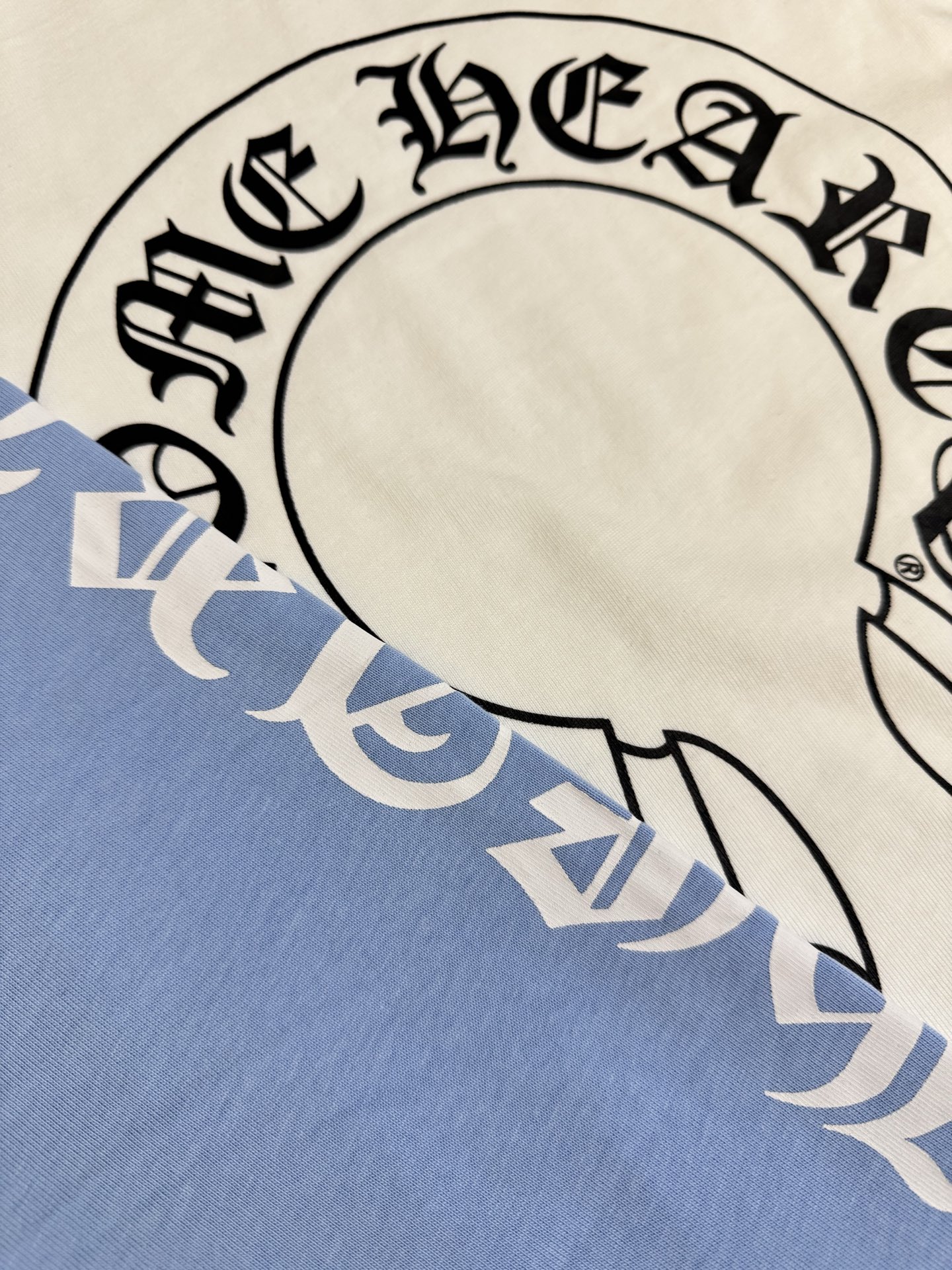 Chrome Hearts CH 克罗心 马蹄印梵文字母绣臂撞色长袖