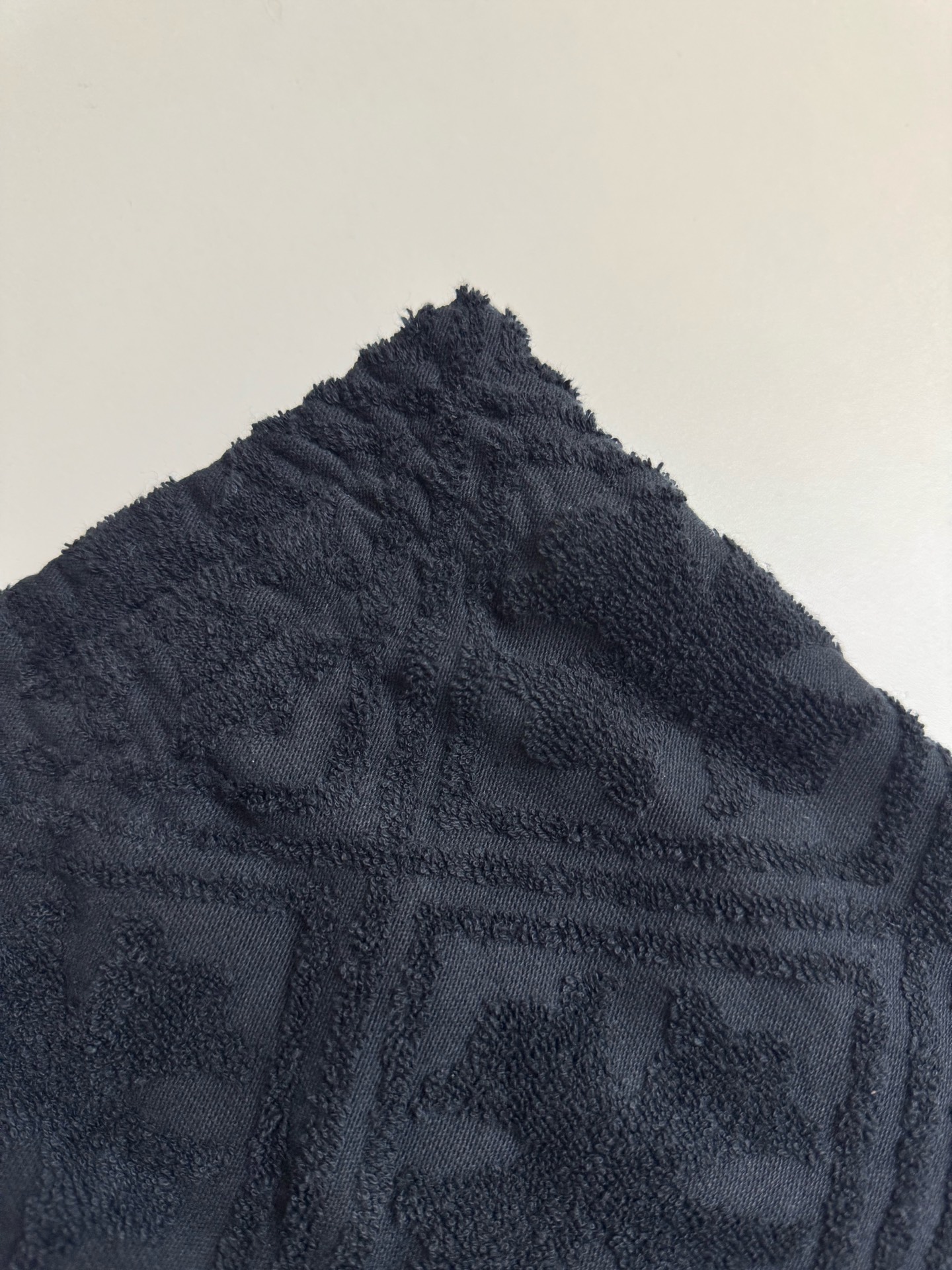 Chrome Hearts CH 克罗心白戛纳限定十字花毛巾布休闲短裤