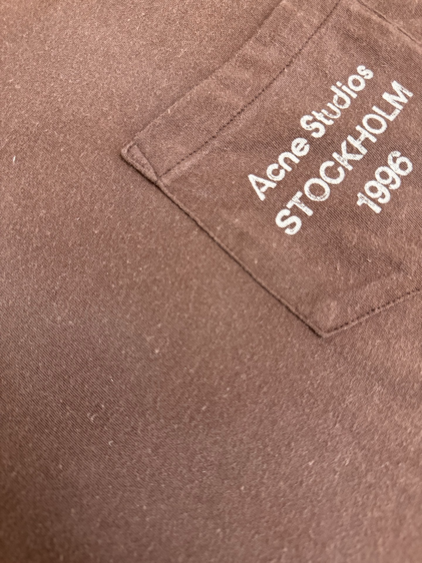 Acne Studios Acne Studios 口袋字母徽标短袖T恤