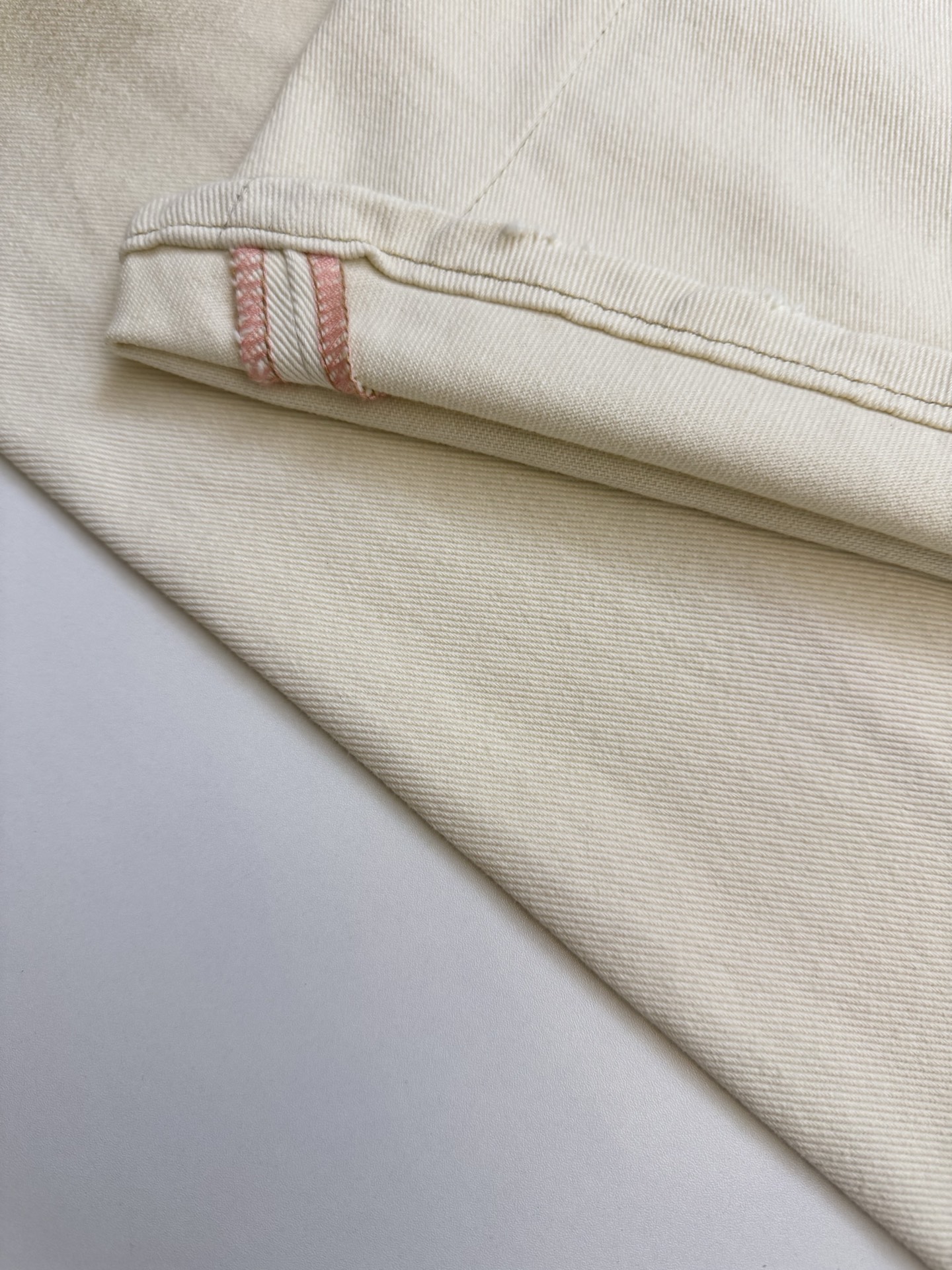 Acne Studios Acne Studios 26SS 2006米白泼墨牛仔长裤