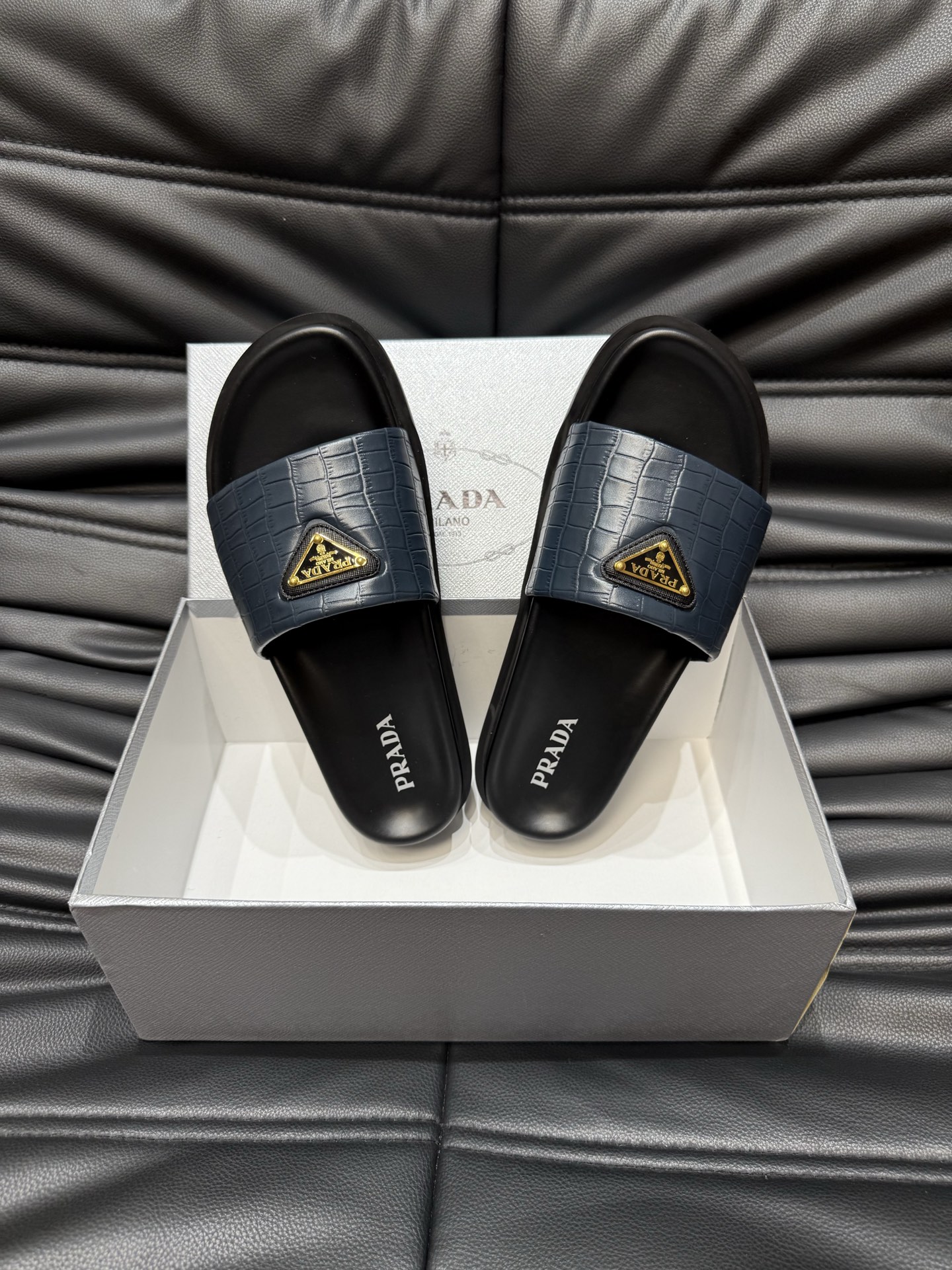 Prada Luxury Casual Slides - Premium Leather, Comfortable & Durable 5 i1742016780163 309 0 3