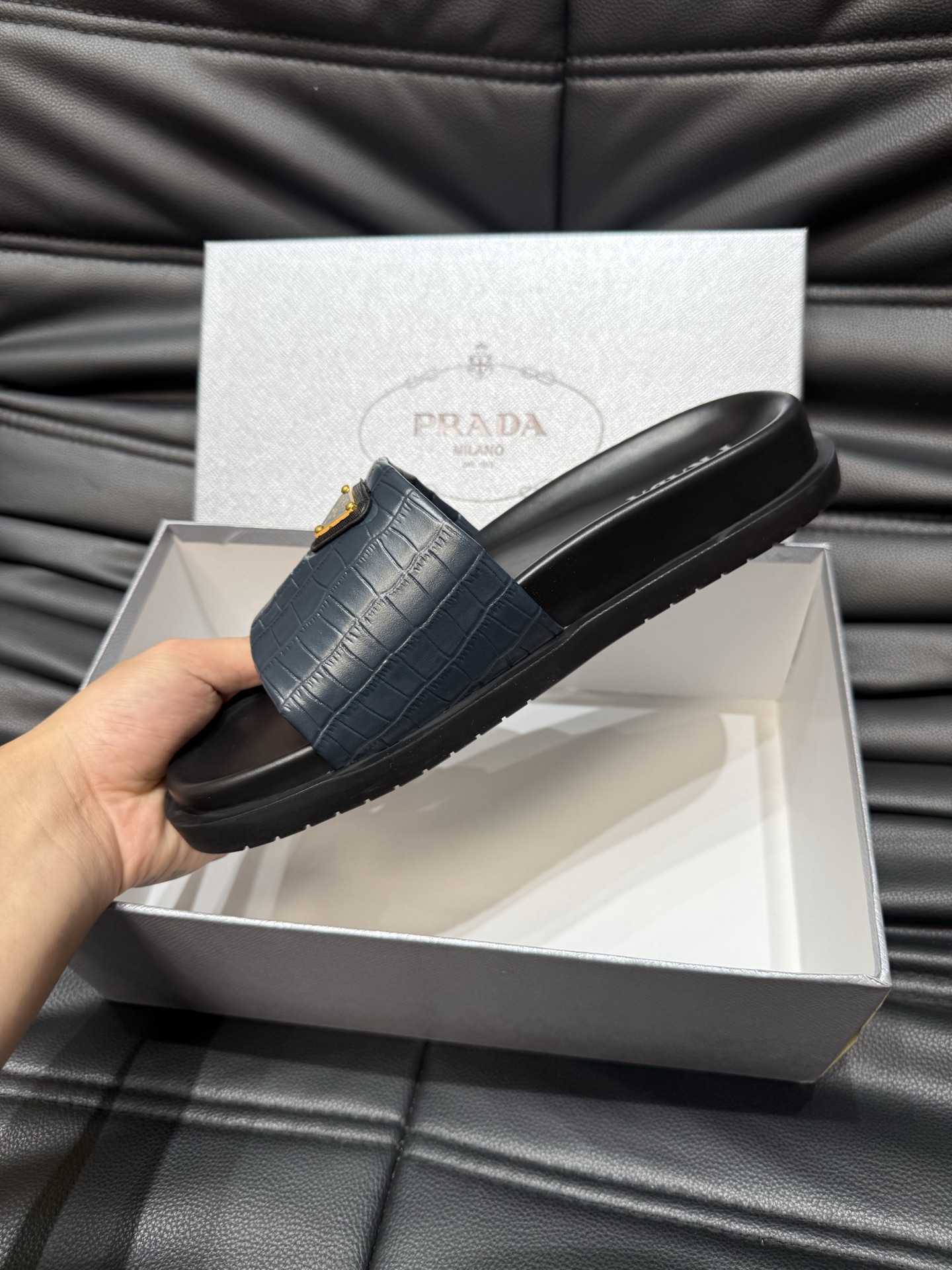 Prada Luxury Casual Slides - Premium Leather, Comfortable & Durable 9 i1742016786902 8622 0 7