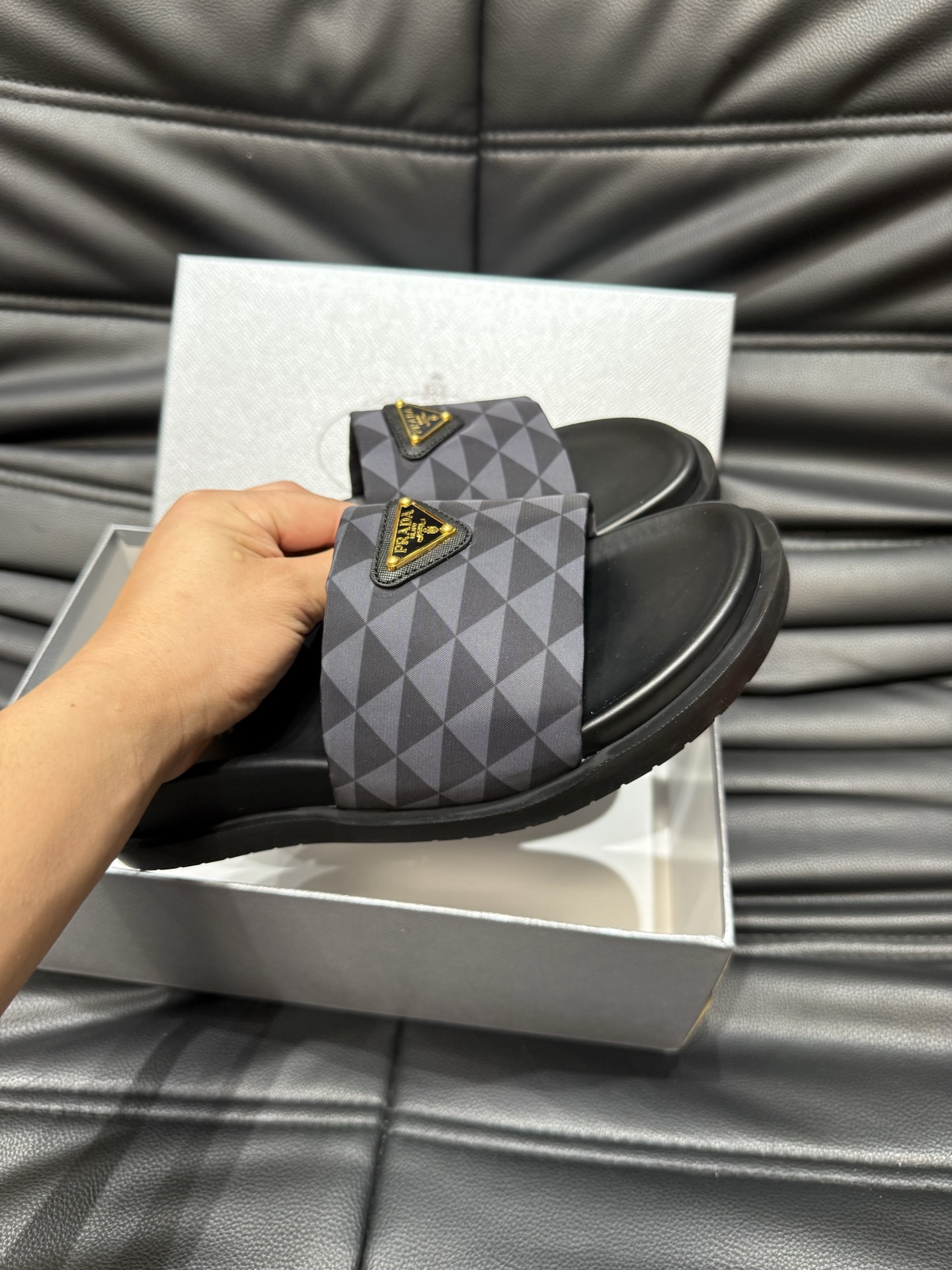 Prada Men's Slides Sandals - Luxury Comfort & Style, Sizes 38-44 Available 6 i1742017152137 4372 0 4