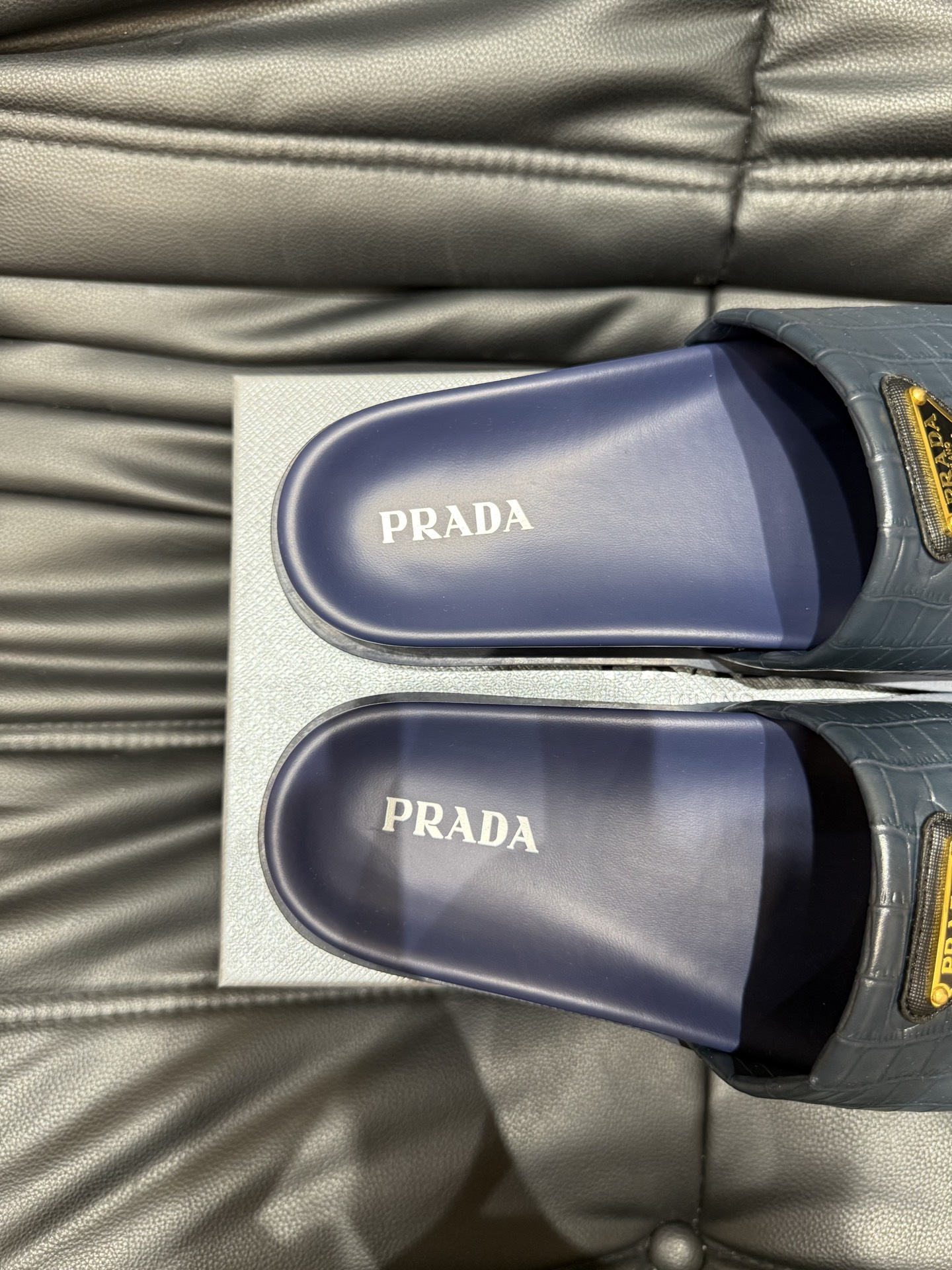 Prada Luxury Men's Slides Sandals Lambskin Leather Lightweight Durable 10 i1742017239283 1647 0 8