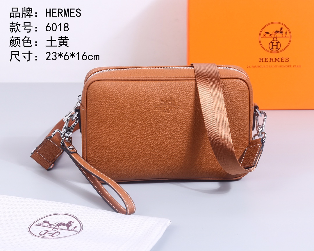 HERMES Men's Camera Bag - Versatile, Stylish, and Functional Crossbody Bag