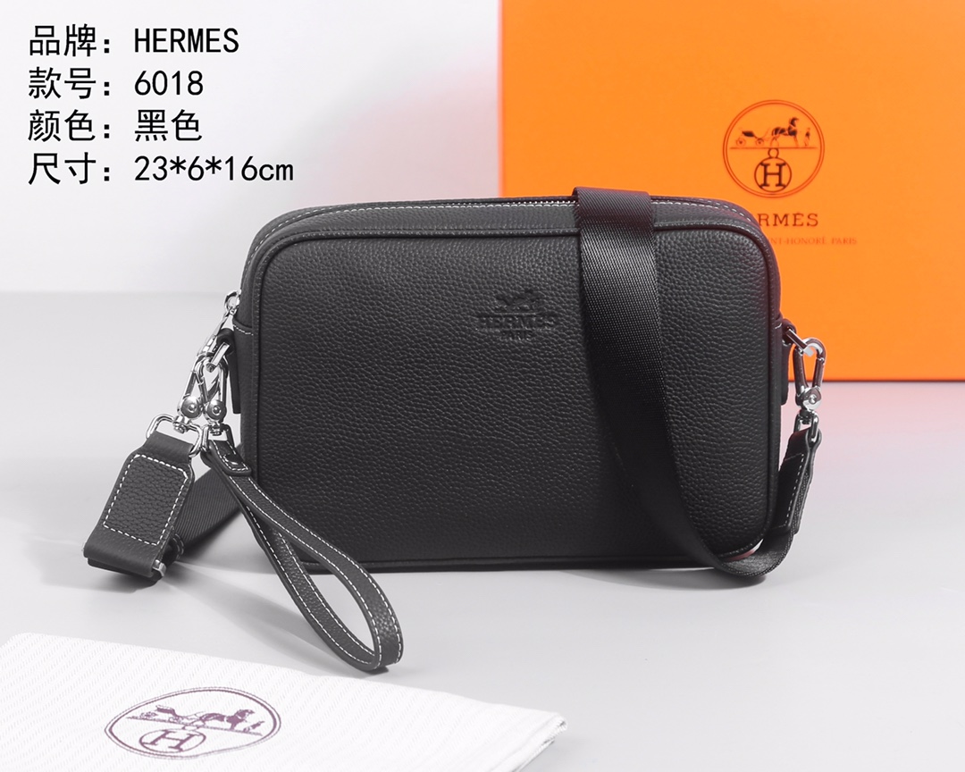 Bolso de Cámara Hermes 6018: Elegancia y Funcionalidad para el Hombre Moderno