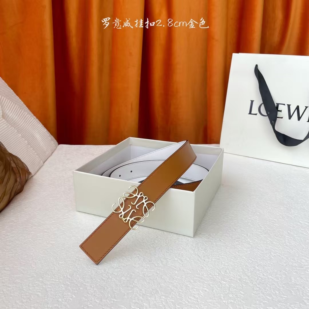 Gold Belt with Special Buttons and Fine Craftsmanship, 28mm Bandwidth, Elegant and Classic Style - 图片 1