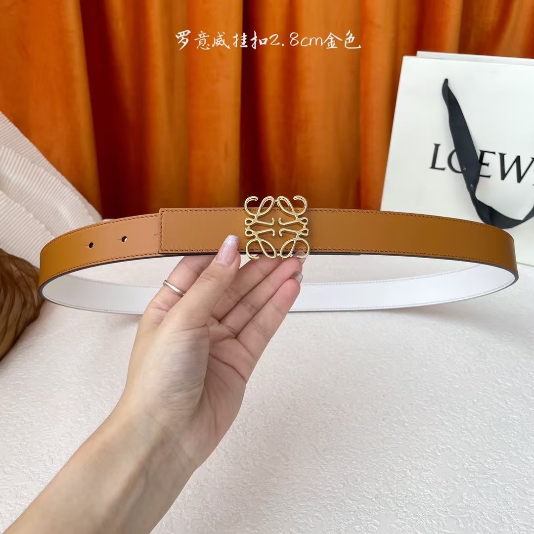 Gold Belt with Special Buttons and Fine Craftsmanship, 28mm Bandwidth, Elegant and Classic Style - 图片 5