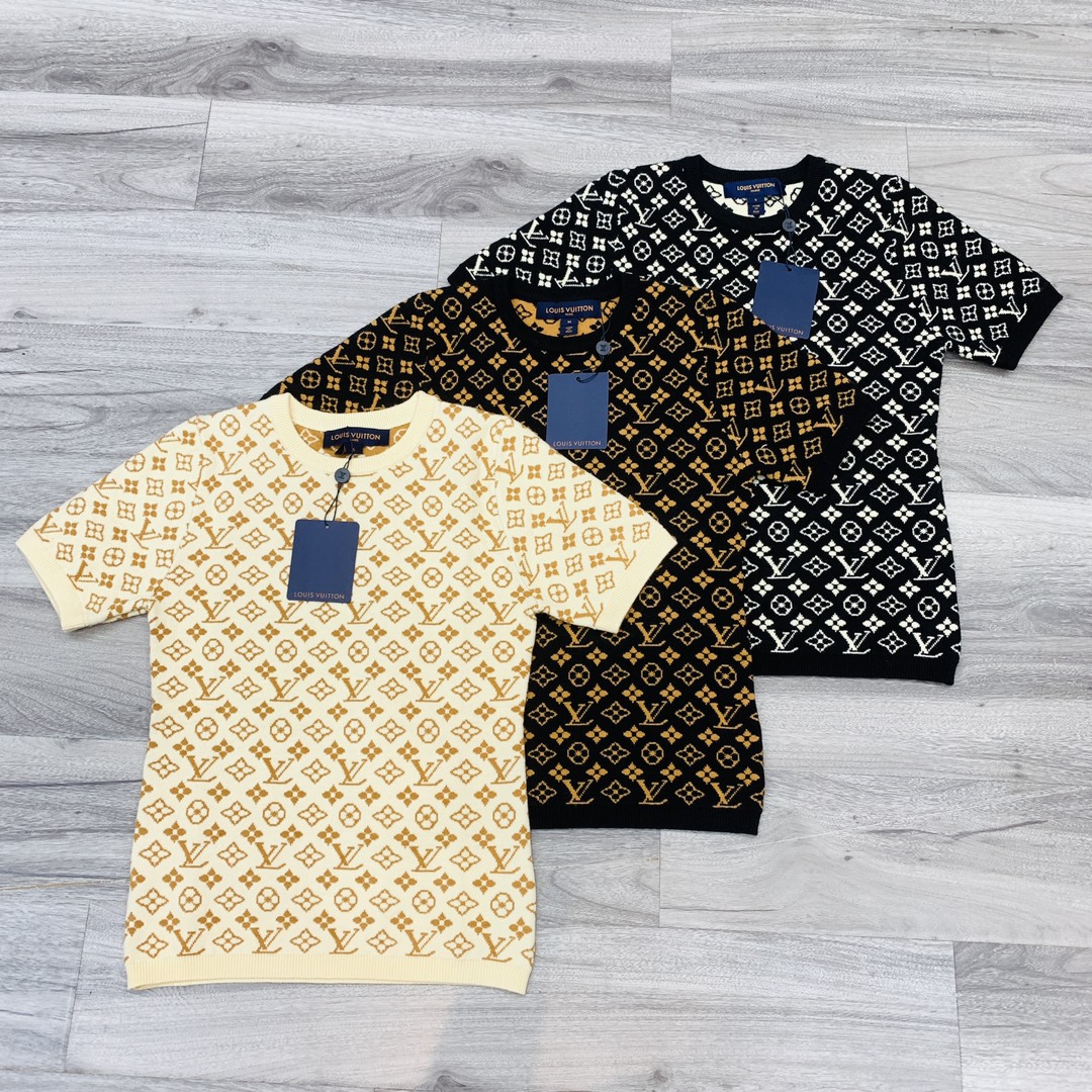 Louis Vuitton Vêtements T-Shirt Collection automne – hiver Manches courtes