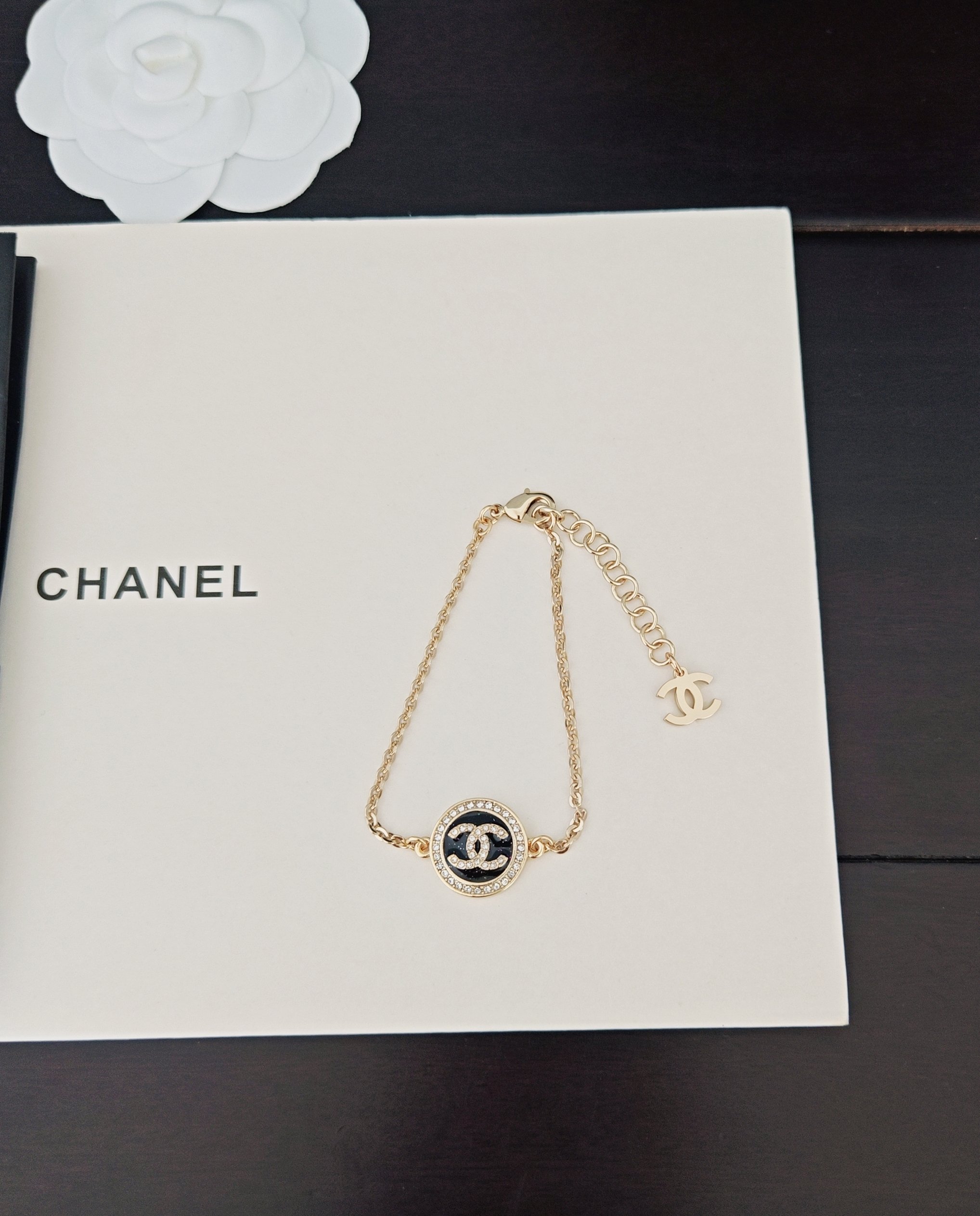 p225 [ch*nel’s latest rounded black bracelet] - 图片 2