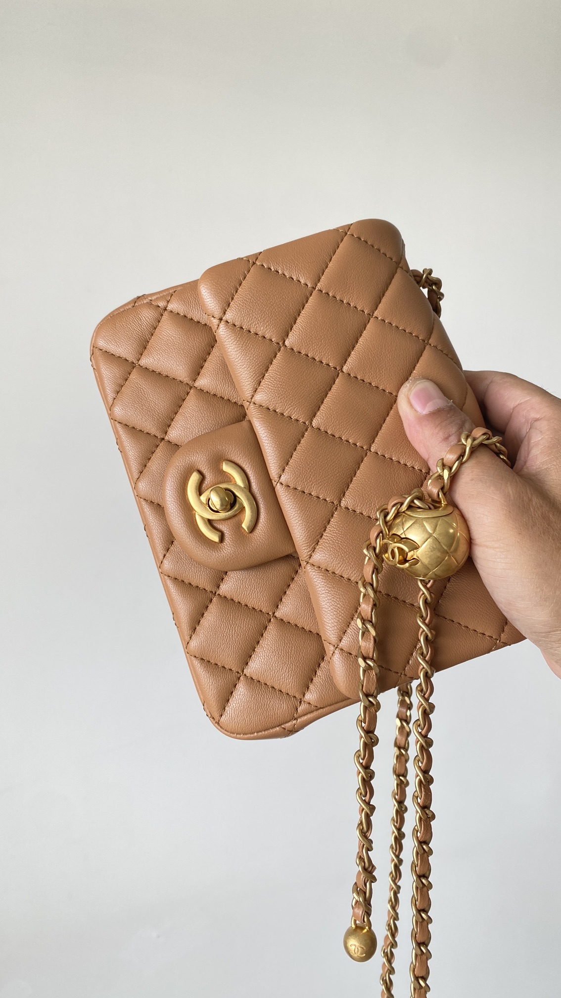 Chanel Classic Flap Bag Crossbody & Shoulder Bags High Quality Designer
 Caramel Gold Hardware