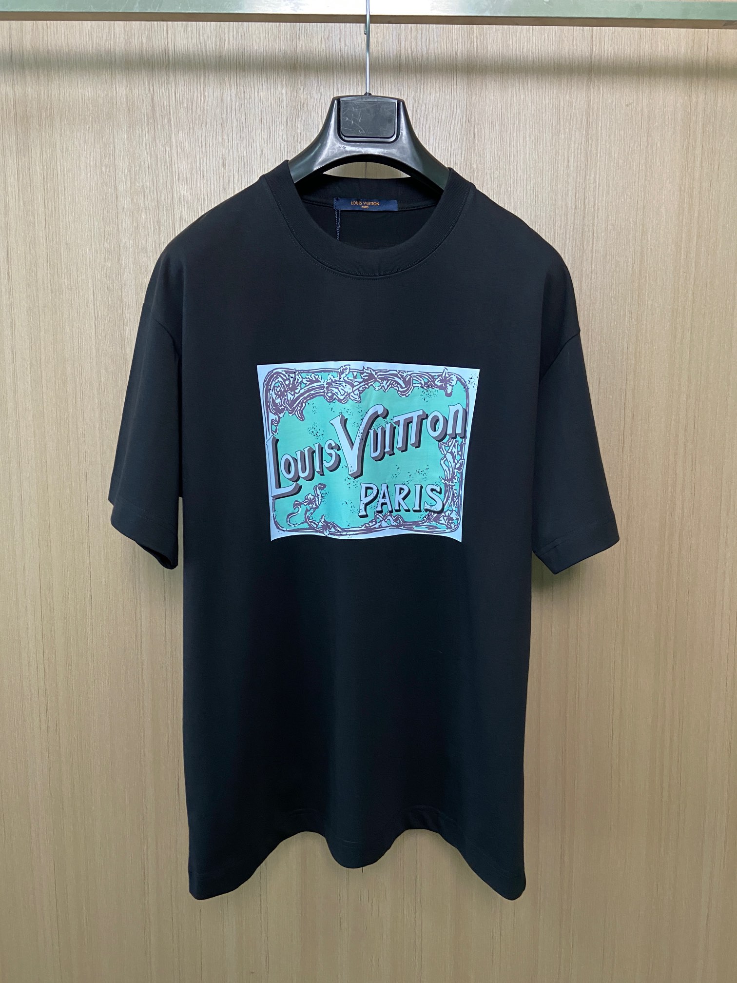 Louis Vuitton Clothing T-Shirt Black Green White Printing Unisex Summer Collection Vintage