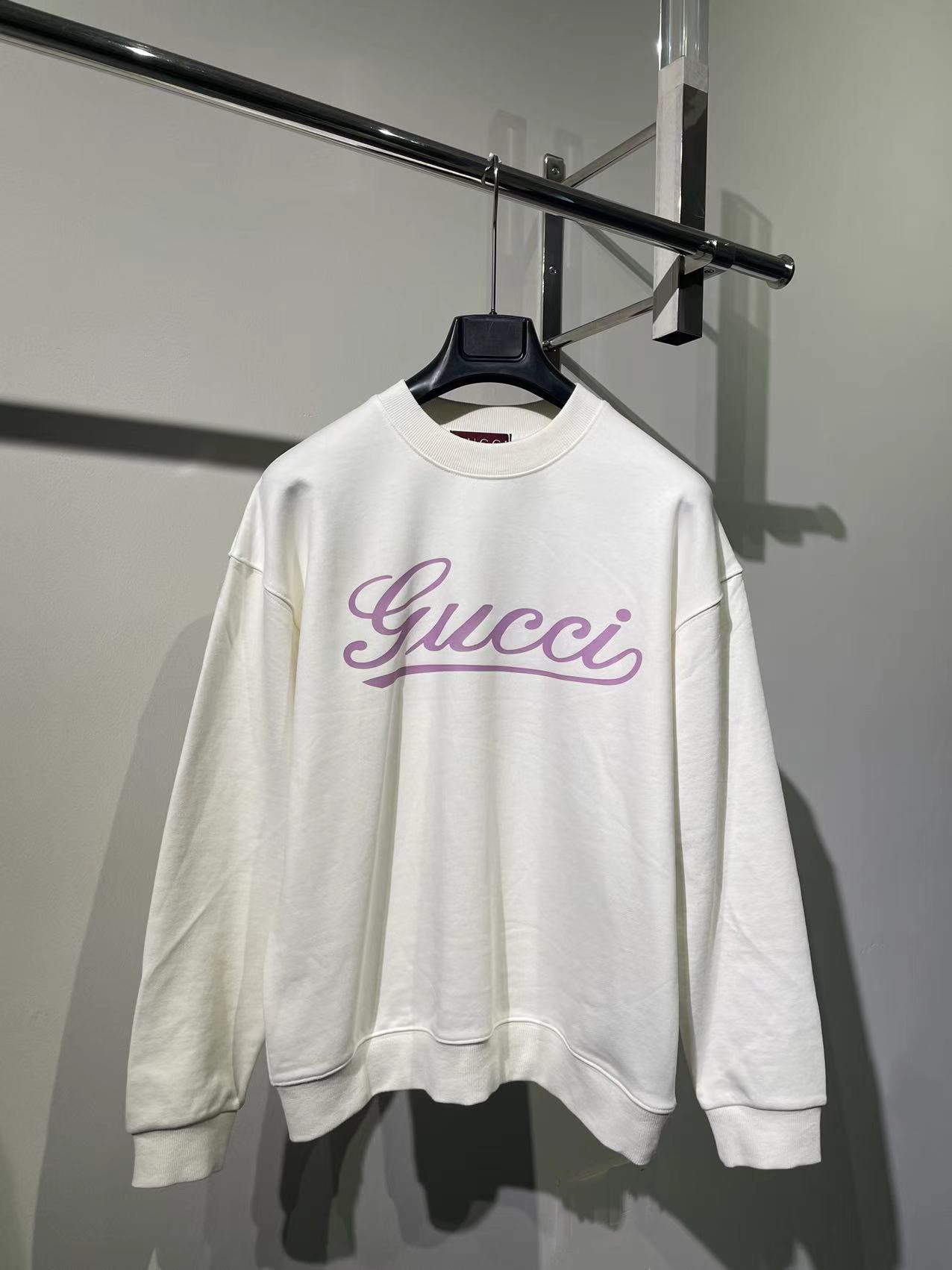 Gucci Nero Rosa Bianco Unisex Cotone