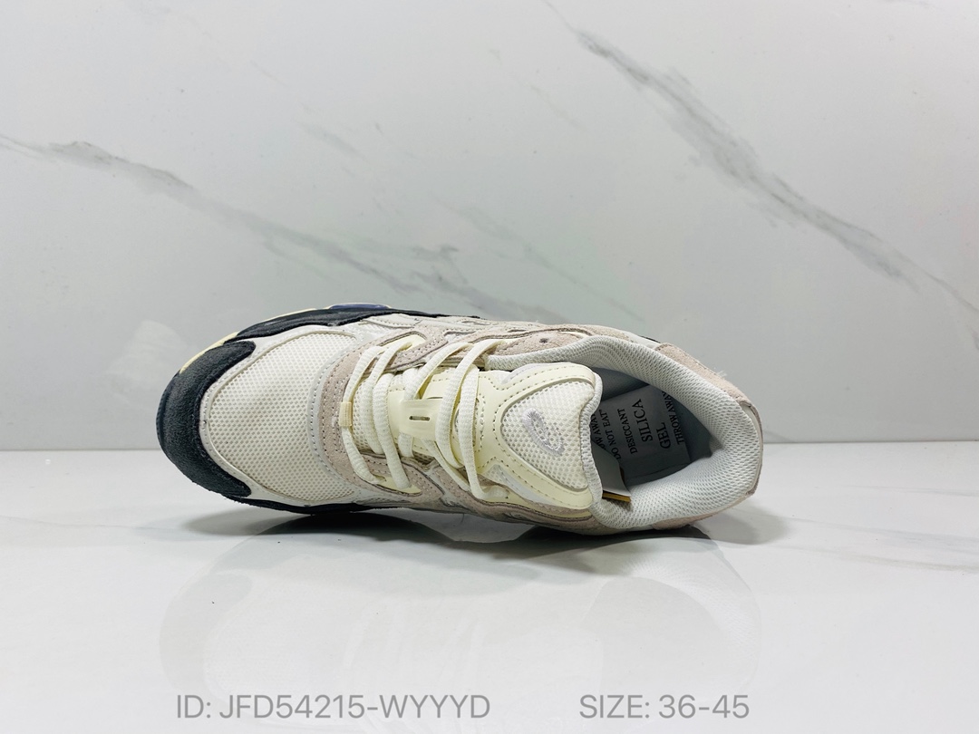 价格：150💰 简介：公司级✅ASICS GEL-NYC 亚瑟士 透气网眼鞋面 配合部分合成革材质 采用全新AHAR+橡胶材质 更加耐磨 货号:1203A383-111 尺码:36 37 37.5 38 39 39.5 40.5 41.5 42 42.5 43.5 44 45 编码：JFD54215-WYYYD