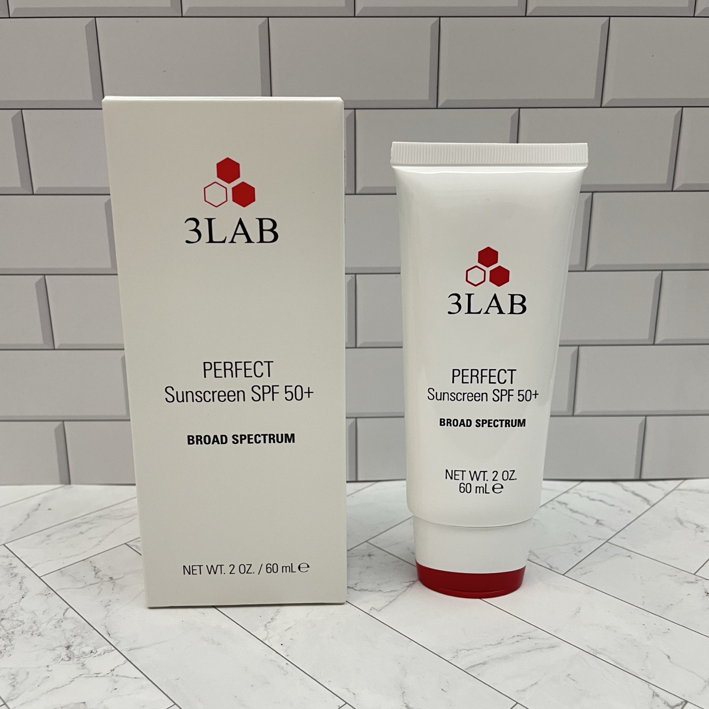 42！（Nota del pedido: Protector solar 3LAB） Protector solar 3lab versión Mingtong 60ml, molde privado exclusivo, detalle…