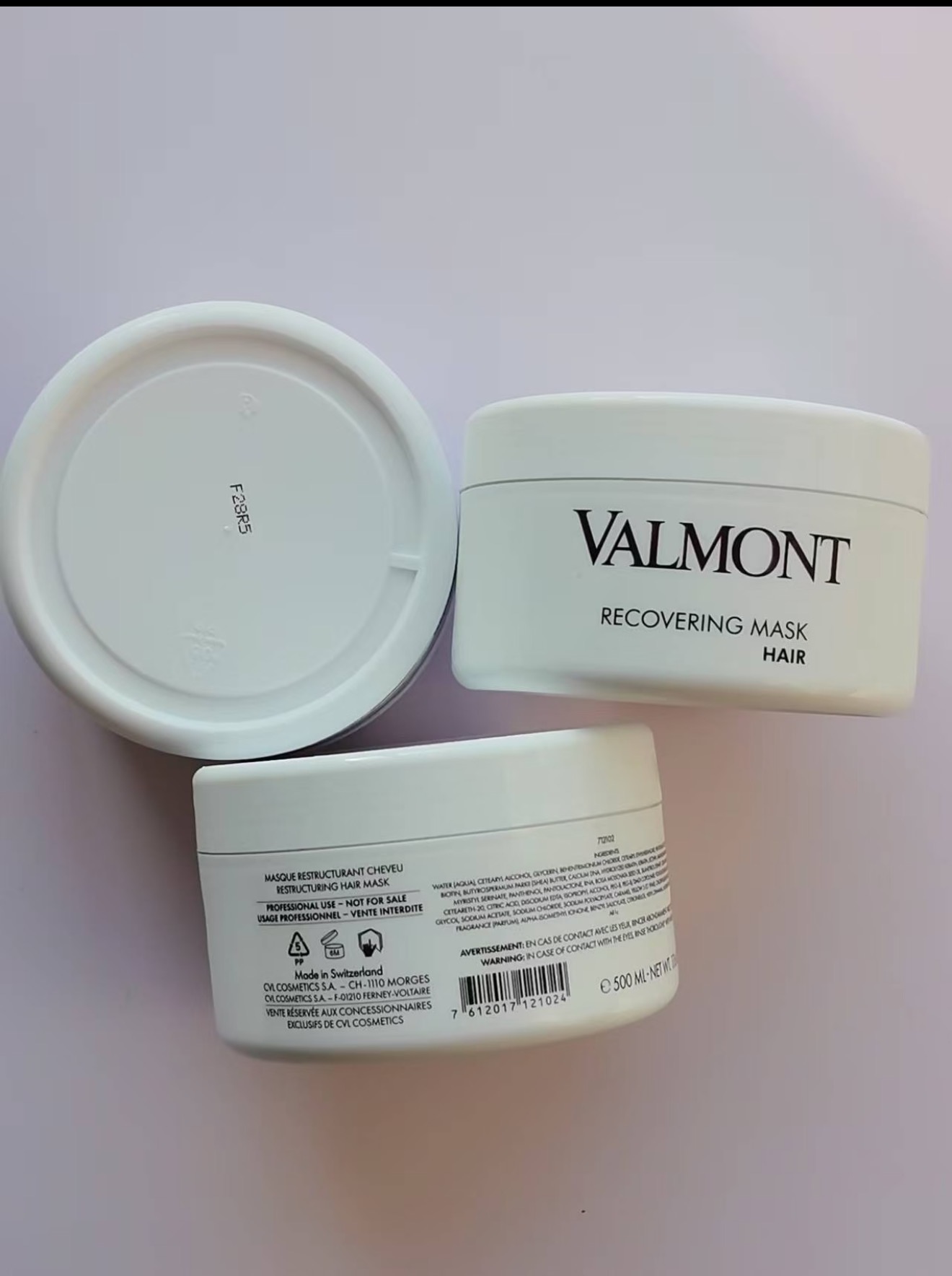 38！（Nota del pedido: mascarilla capilar de Valmont 500ml） Mascarilla capilar de Valmont versión Mingtong 500m…