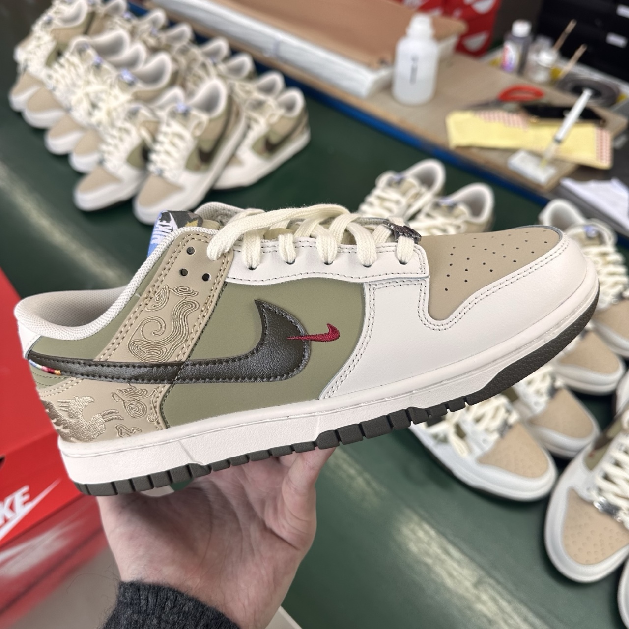 开学季马年限定Dunk特价 CS Nike Dunk Pegasus Pack 马年限定CNY新年款脱缰系列 米褐色 N