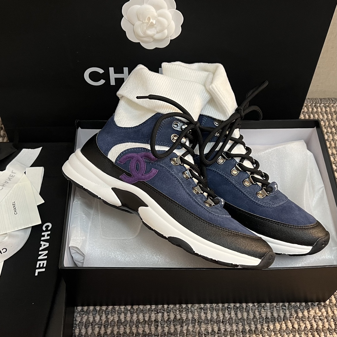 35-40 chanel Las últimas zapatillas tipo calcetín de Chanel 23b. ¡Este par de nuevas zapatillas tipo calcetín de 23b de…